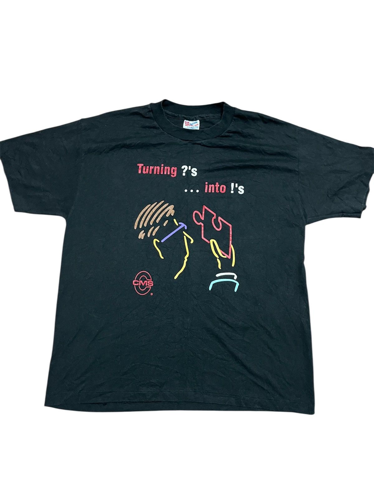 Vintage 💥Vintage CMS single stitch tee Size US L / EU 52-54 / 3 - 1 Thumbnail