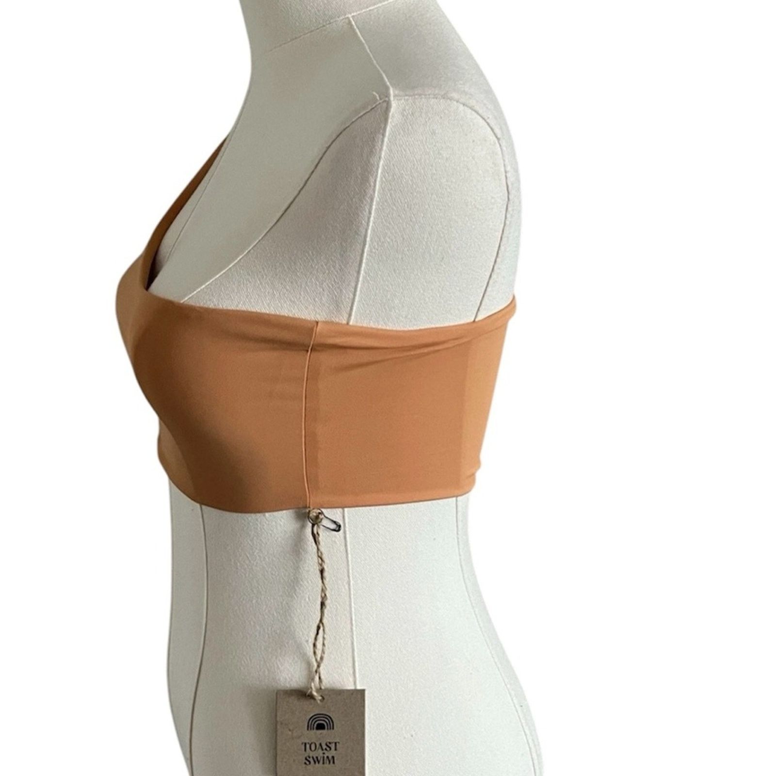 Free People Free People x Toast Swim One Shoulder Crop Bikini Top Size S Size S / US 4 / IT 40 - 2 Thumbnail