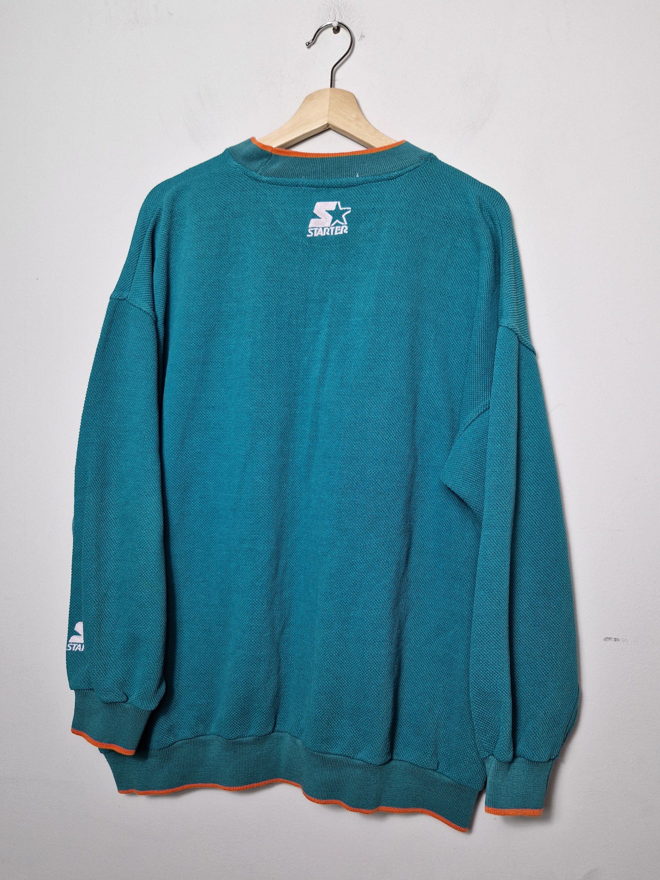 NFL × Starter × Vintage Starter Miami Dolphins sweatshirt Size US L / EU 52-54 / 3 - 6 Thumbnail