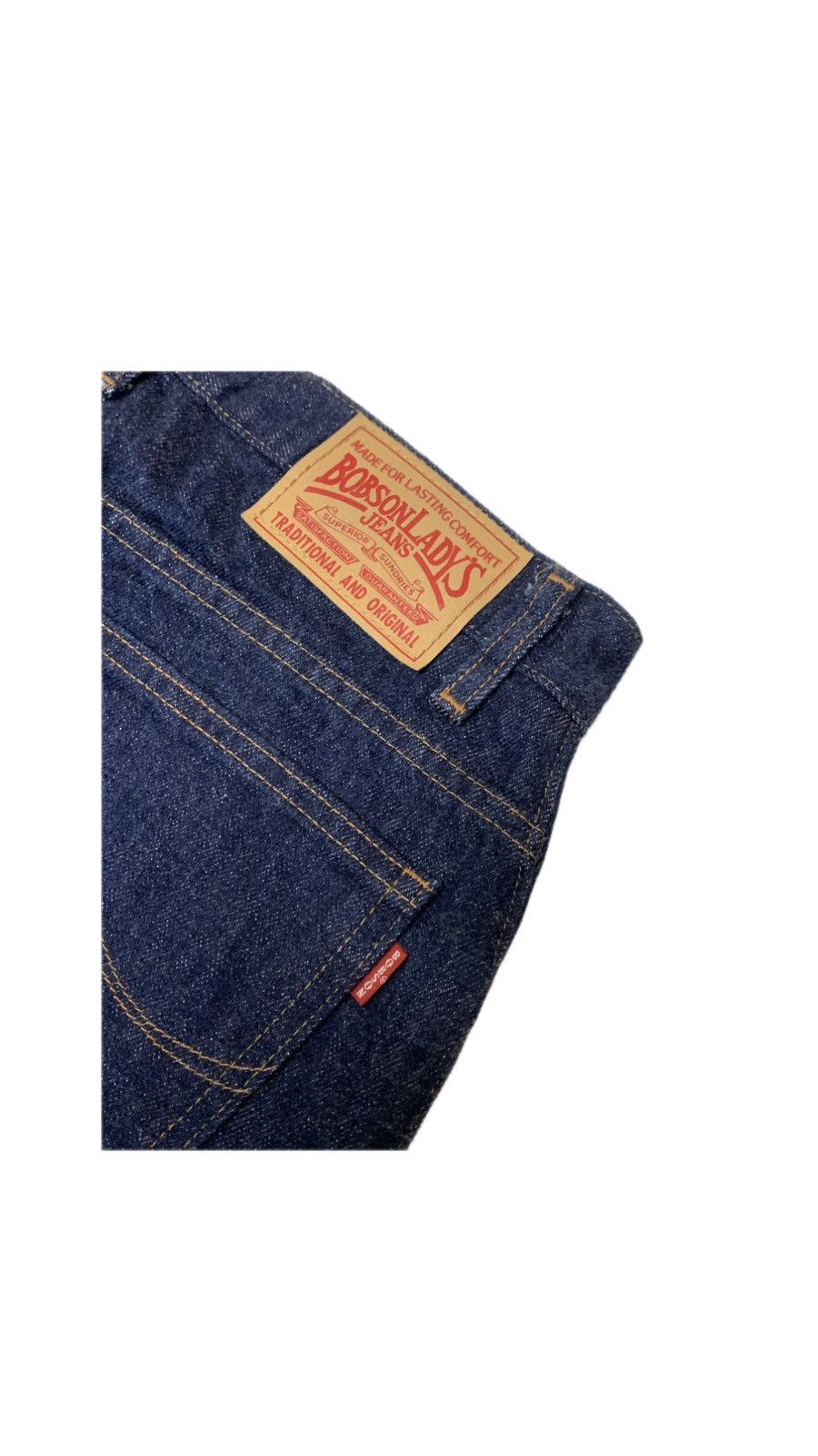 Japanese Brand Bobson Ladys Bootcut / Flare Jeans Size 29" - 6 Thumbnail