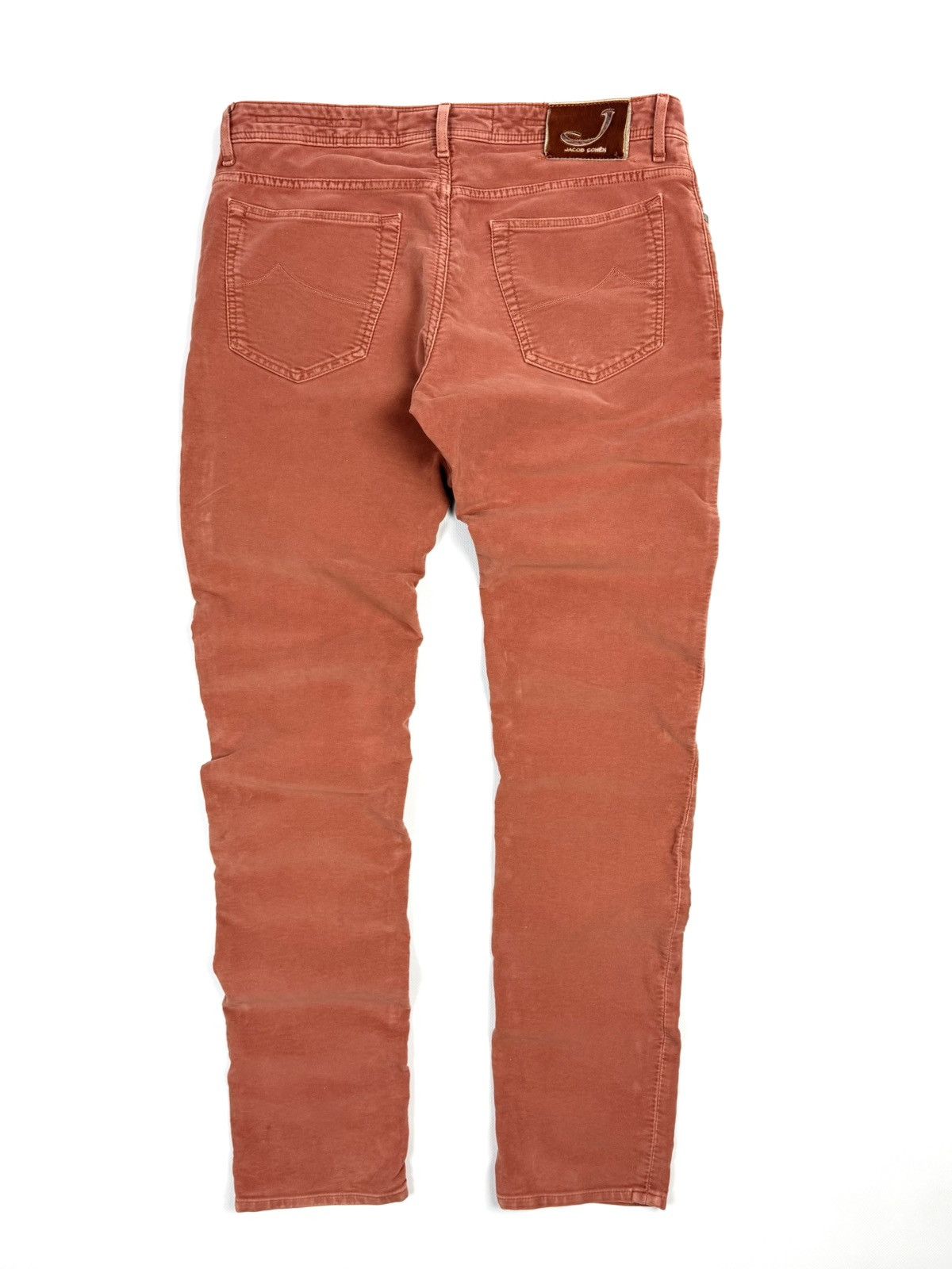 Jacob Cohen Luxury Jacob Cohen Velour Pants Peach Men’s 37 XL Vintage Size US 37 - 2 Thumbnail