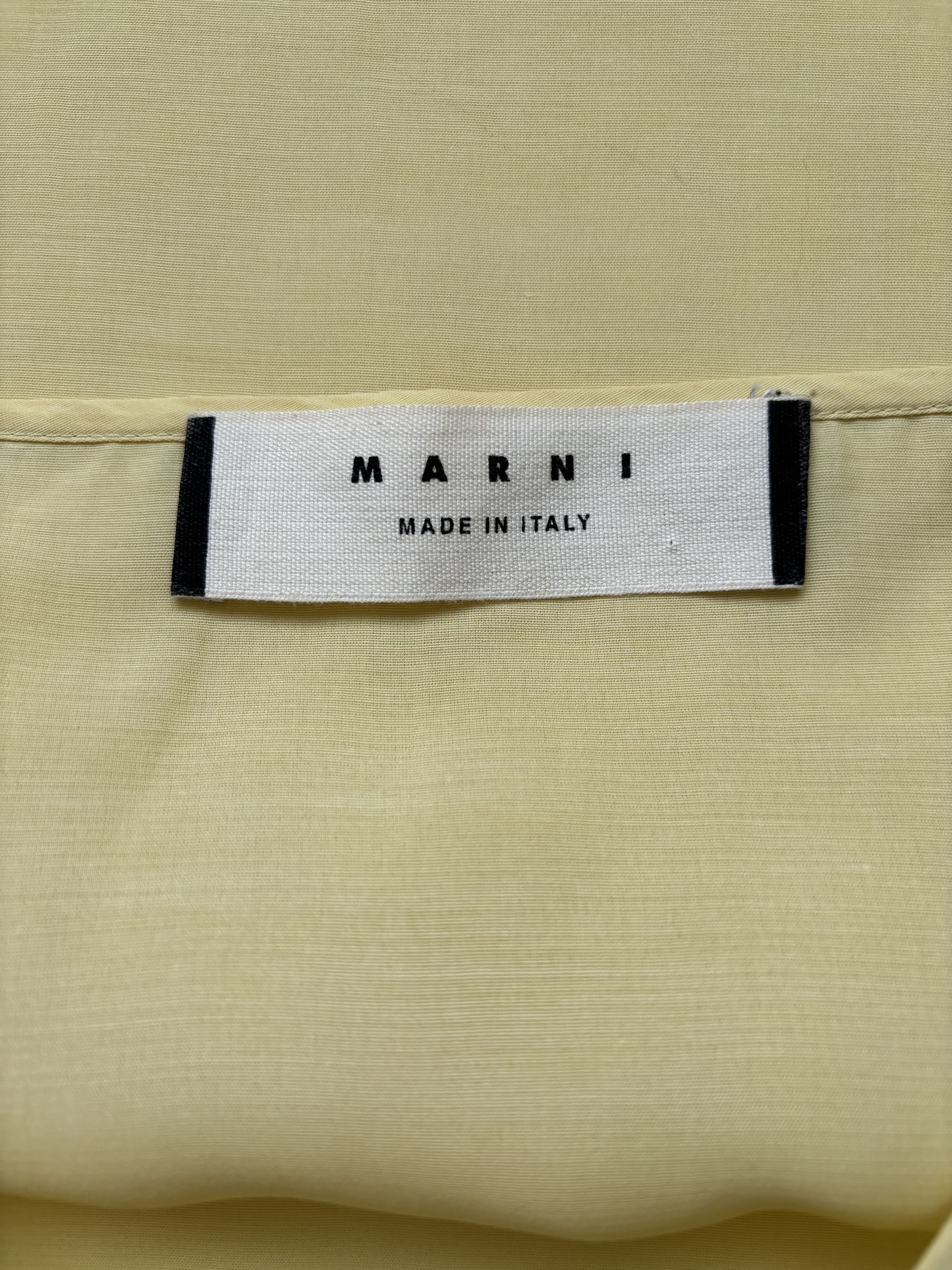 Marni ⚡️QUICK SALE⚡️Marni Yellow Viscose Mini Skirt Size 30" / US 8 / IT 44 - 3 Thumbnail