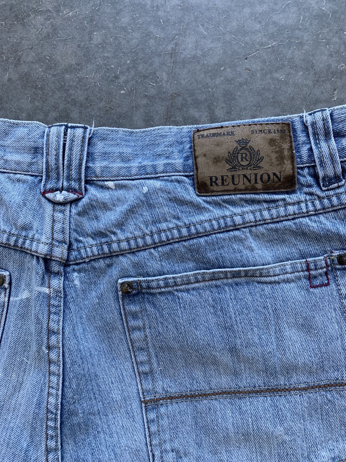 Vintage Crazy Vintage Y2K Baggy Light Wash Jean Shorts Painter Size US 36 / EU 52 - 11 Thumbnail