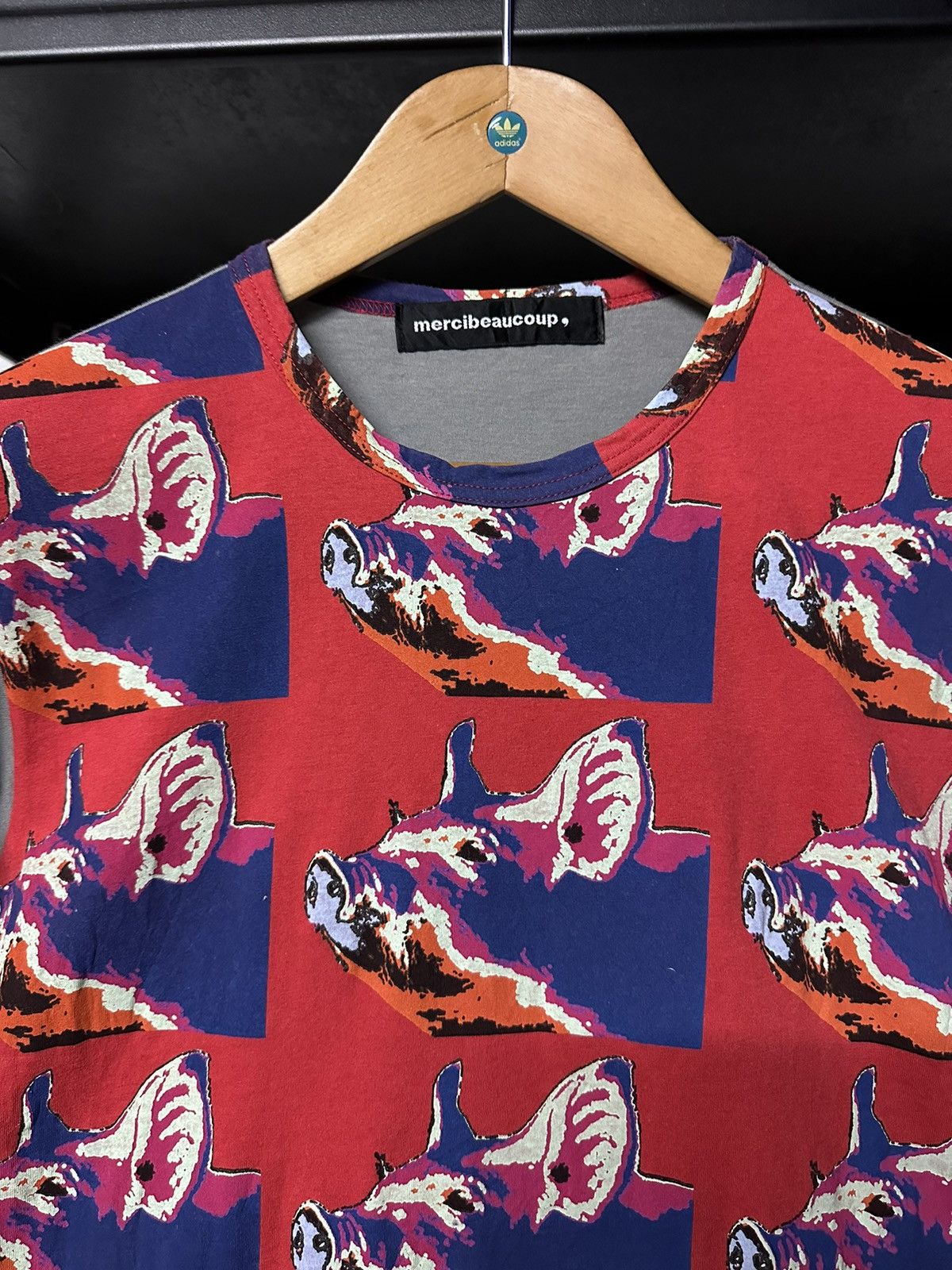 Issey Miyake × Vintage × mercibeaucoup Vintage Mercibeaucoup Ovp Pig Pop Art Tee Size US S / EU 44-46 / 1 - 3 Thumbnail
