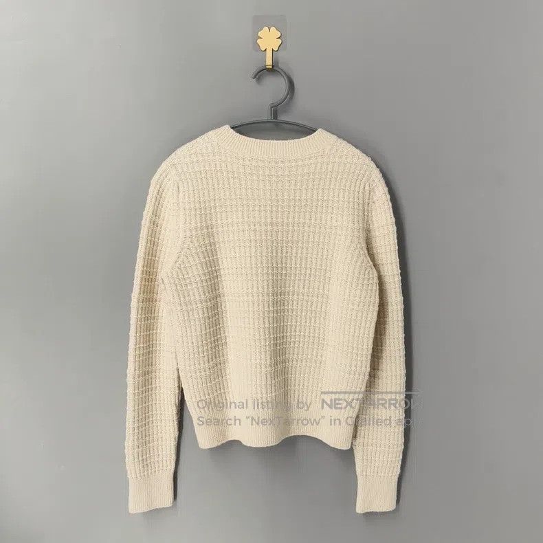 Chanel Chanel Beige three-dimensional relief flower knitted sweat Size XS / US 0-2 / IT 36-38 - 2 Thumbnail