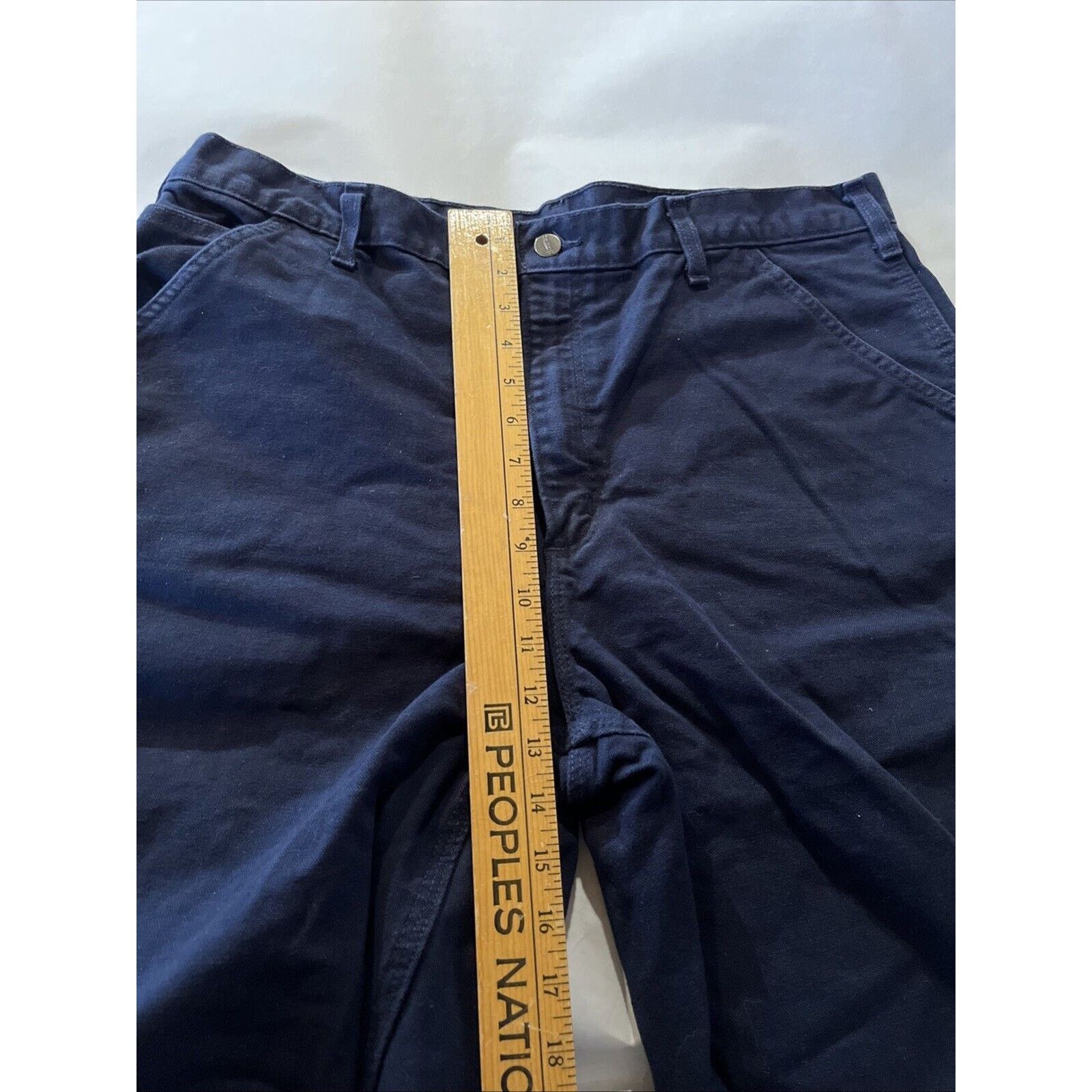Carhartt Carhartt Men’s 38x32 Duck Canvas Carpenter Pants Work Navy Size US 38 / EU 54 - 9 Thumbnail