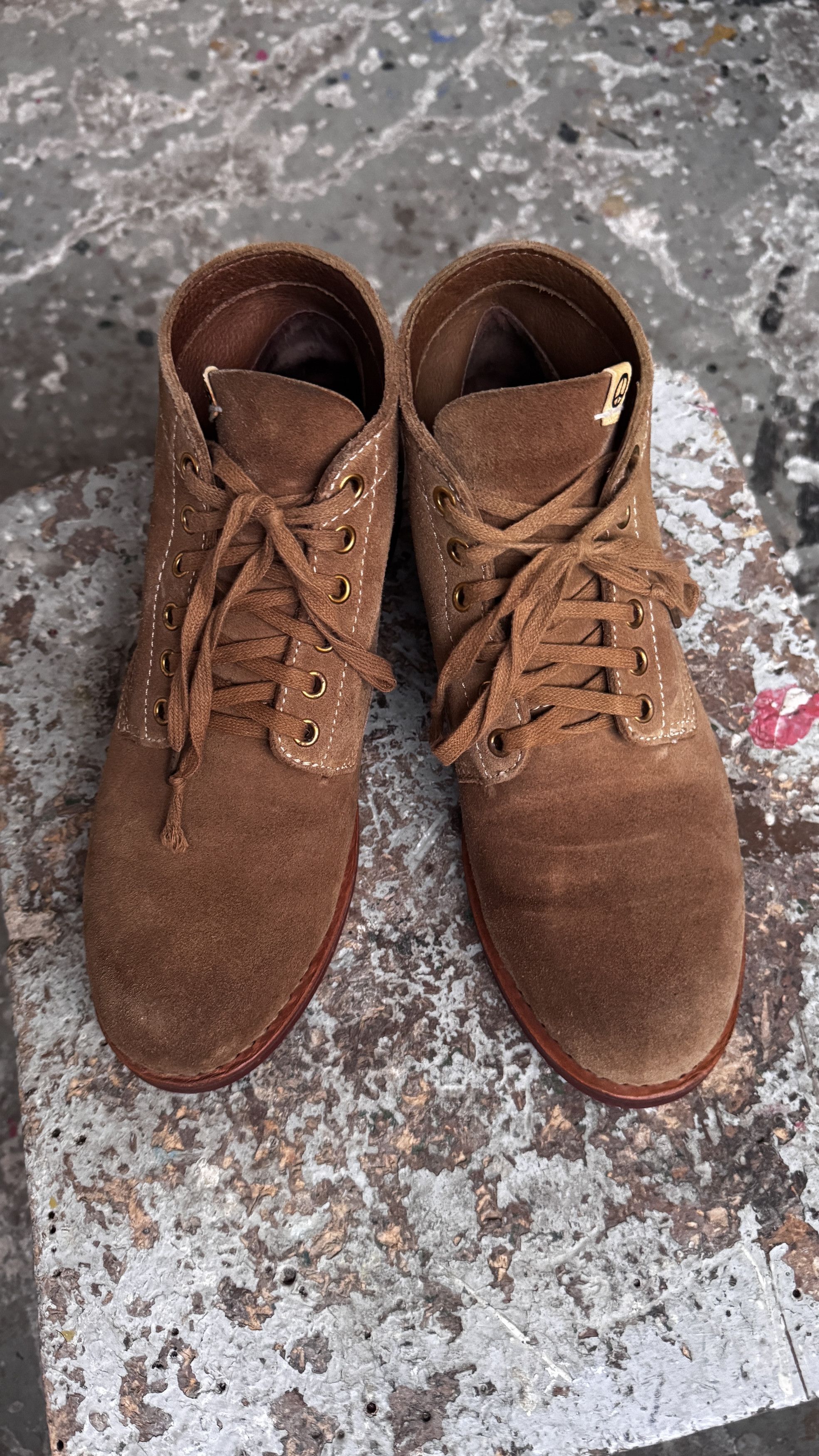Visvim aa . US9 . BRIGADIER BOOTS MID-FOLK . CAMEL Size US 9 / EU 42 - 16 Thumbnail