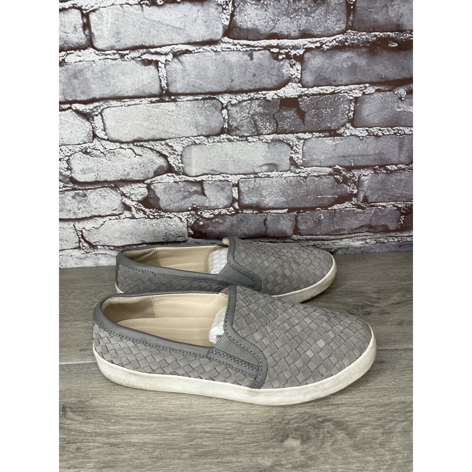 Cole Haan Cole Haan Grand Pro Gray Woven Suede Leather Slip On Shoes W Size US 11 / IT 41 - 12 Thumbnail