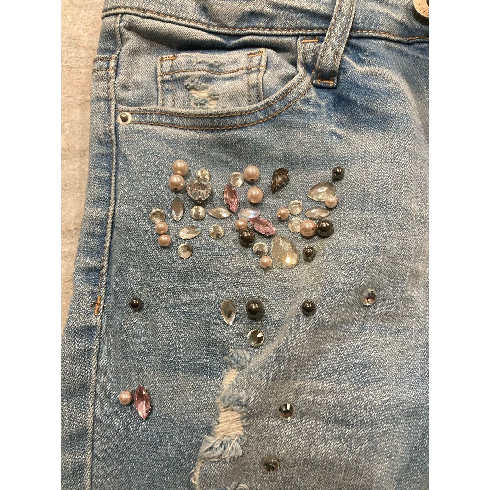 Other Vanilla Star Mid Rise Skinny Jeans Blue Size 27 Juniors Size 27" / US 4 / IT 40 - 3 Thumbnail
