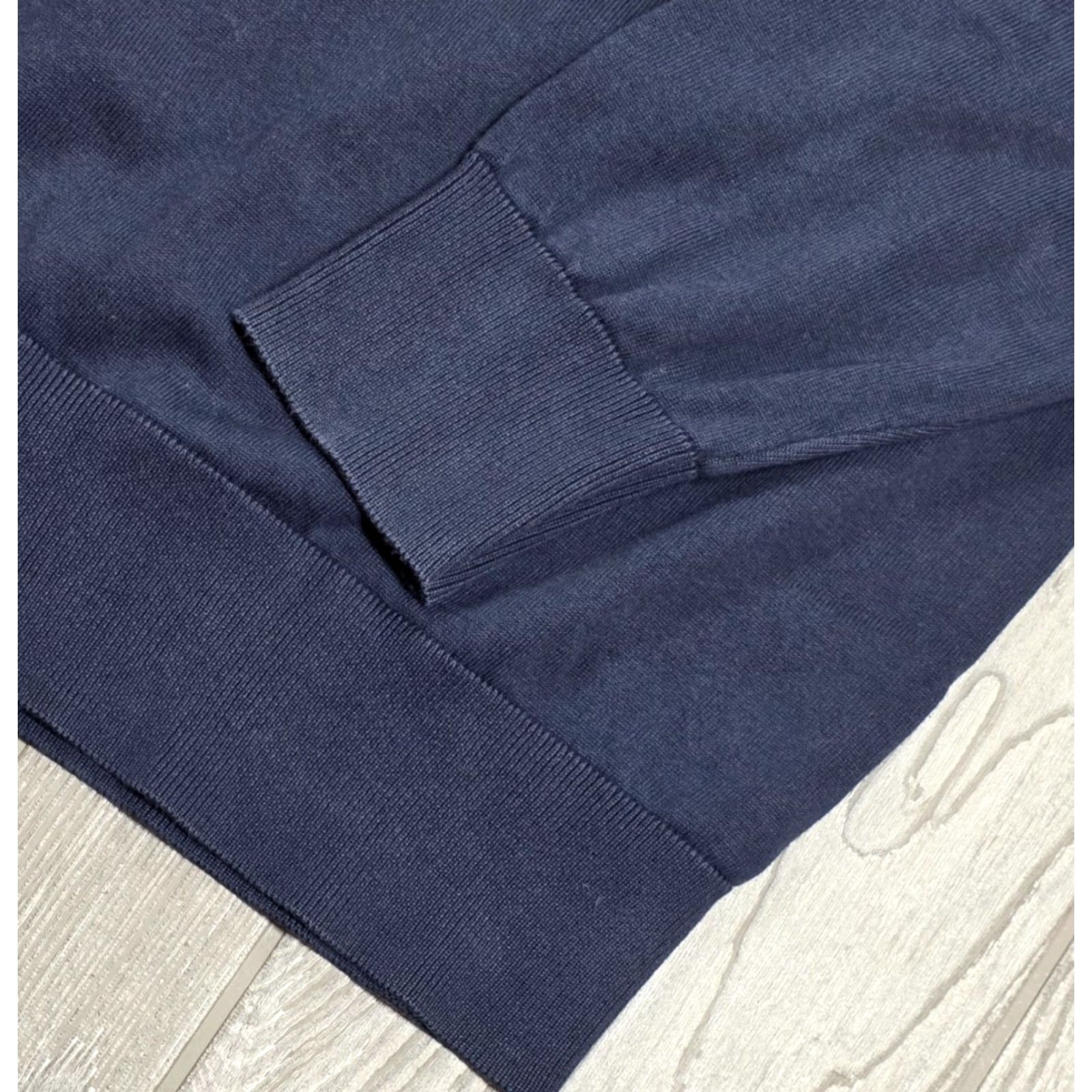 Brooks Brothers Brooks Brothers Supima Cotton Quarter Zip Pullover Knit Sweater Mens XL Blue Size US XL / EU 56 / 4 - 6 Thumbnail