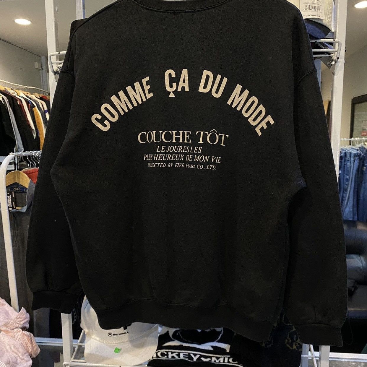 Comme Ca Ism VINTAGE COMME CA DU MODE COUCHE TOT SWEATSHIRT Kapital Size US L / EU 52-54 / 3 - 4 Thumbnail