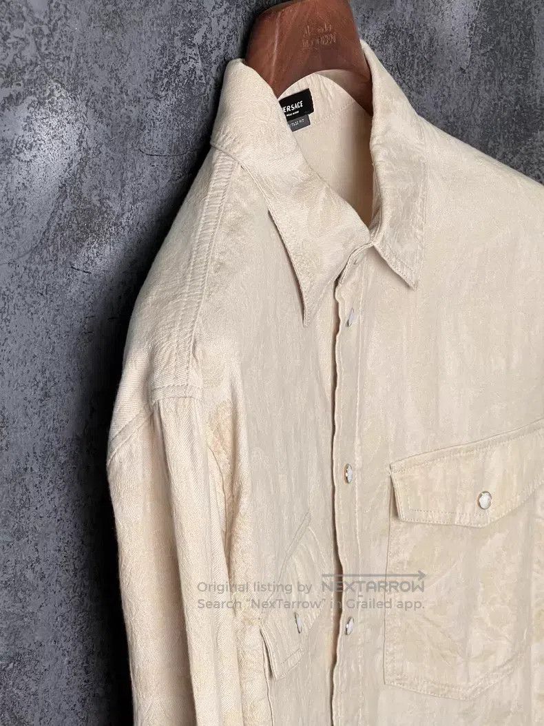 Versace Versace Dark pattern cotton shirt Size US M / EU 48-50 / 2 - 6 Thumbnail