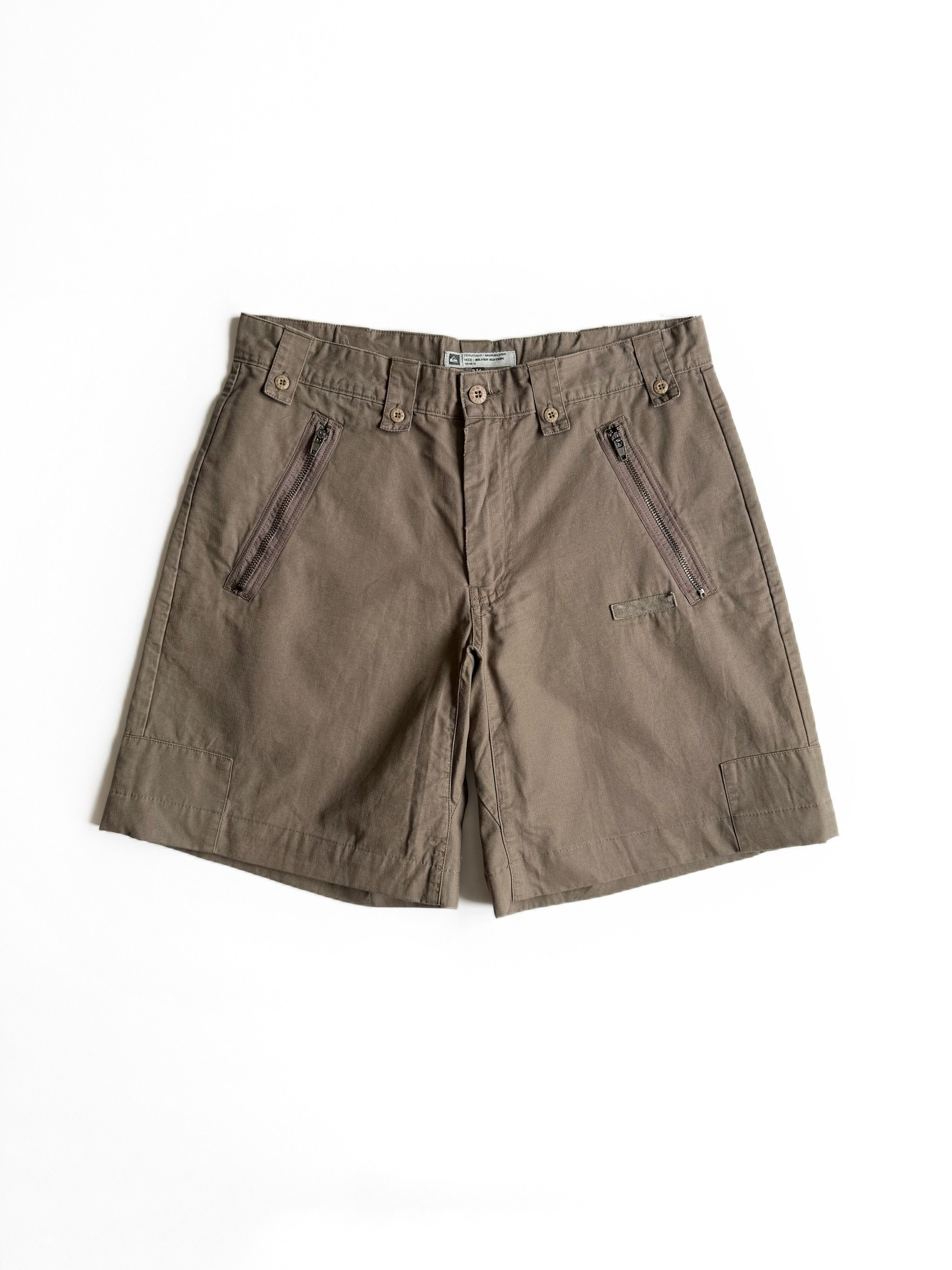 Quiksilver Quiksilver "Ghost Rider" Gothic Graphic Cargo Shorts Y2K (M) Size US 32 / EU 48 - 1 Thumbnail