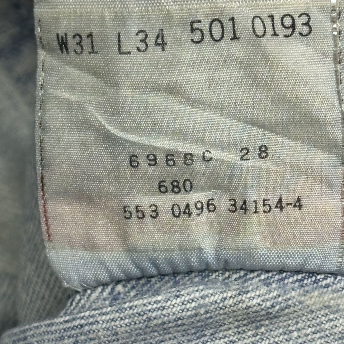 Levi's Vintage Levi’s 501 Straight Distressed Ripped Jeans & Faded Size US 31 - 13 Thumbnail