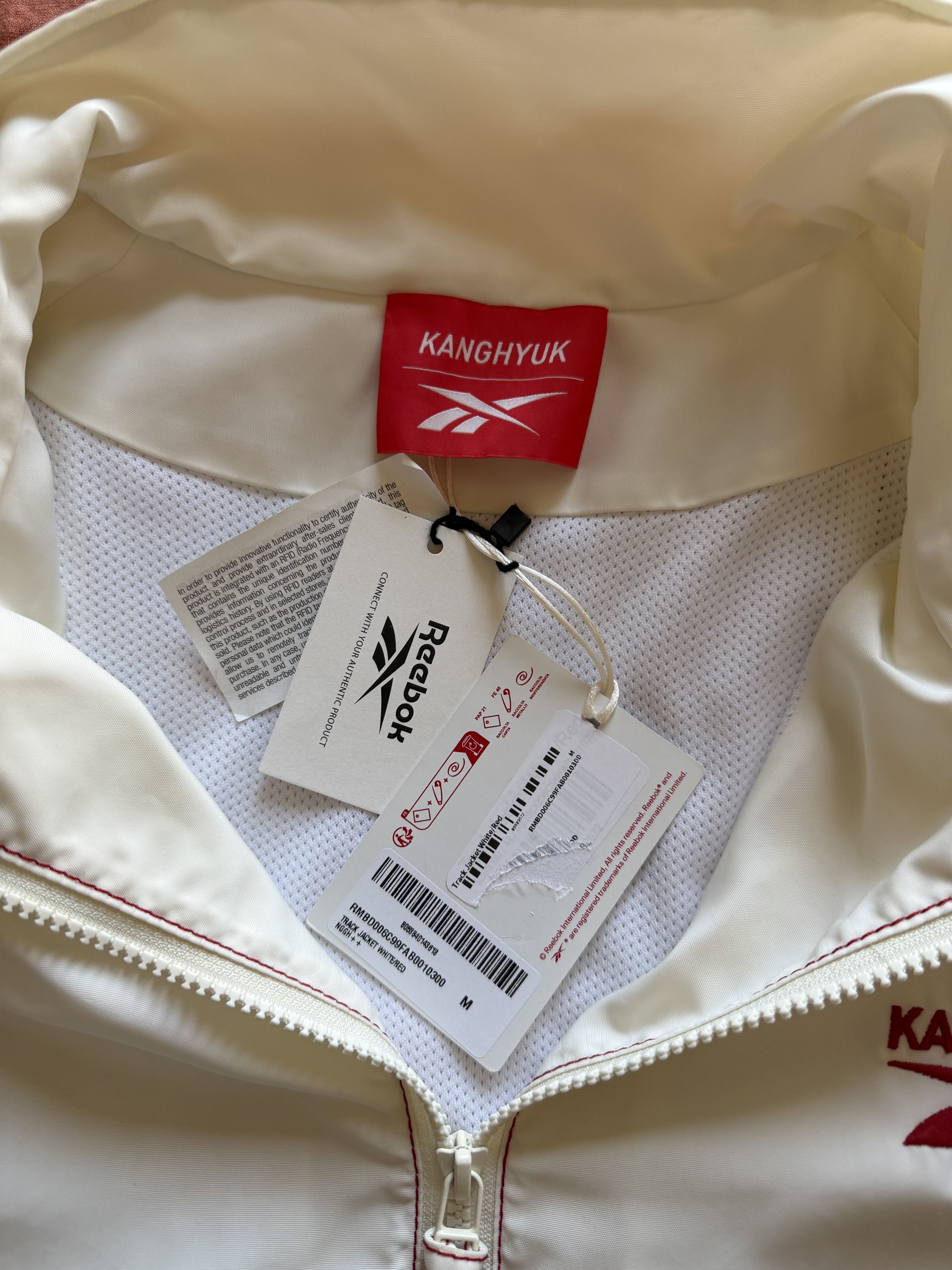 KANGHYUK × Reebok Kanghyuk Reebok Track Jacket in White Red Size US M / EU 48-50 / 2 - 8 Thumbnail