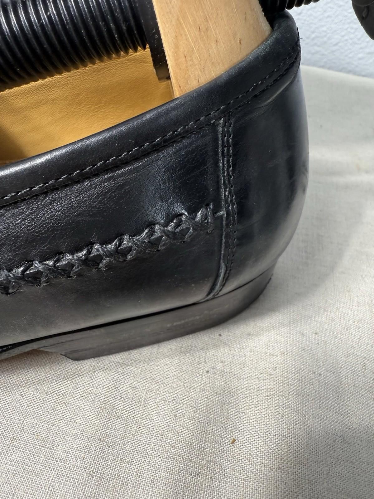 Johnston & Murphy Johnston & Murphy Men's Dress Shoes Black Leather Sz 9.5 M Size US 9.5 / EU 42-43 - 5 Thumbnail