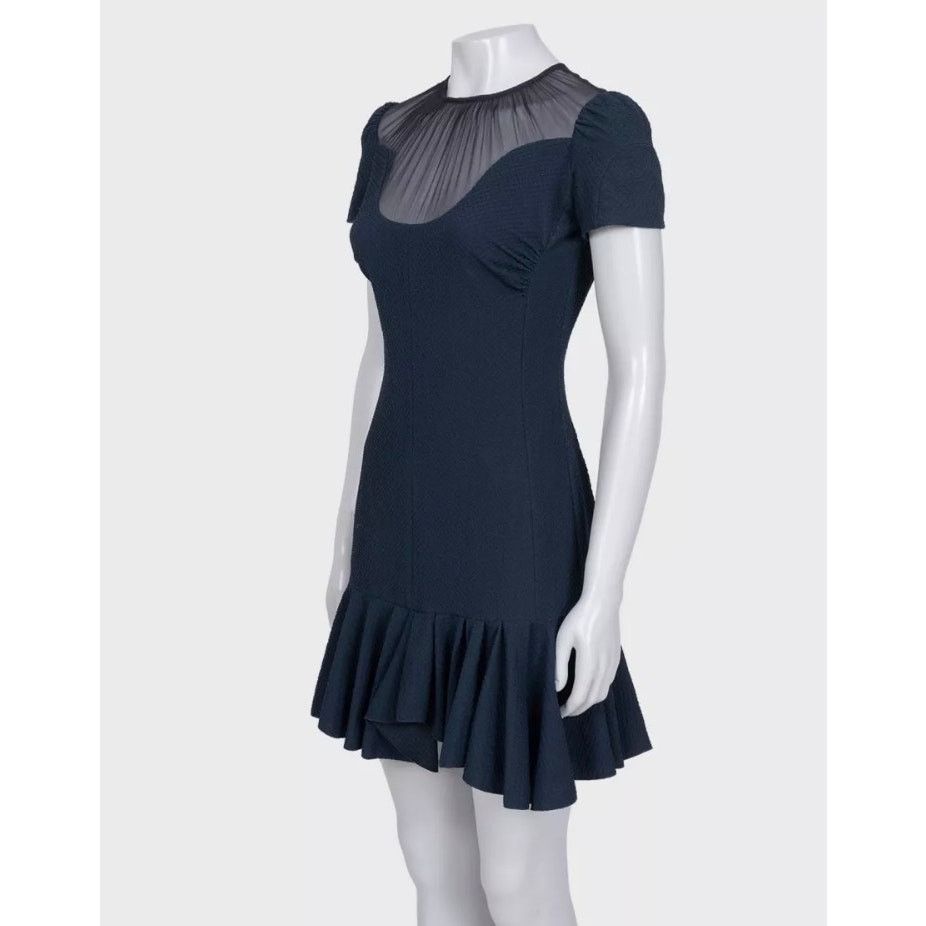 Nina Ricci NWOT Nina Ricci Blue Flared Mini Dress - EU38 / M Size M / US 6-8 / IT 42-44 - 2 Thumbnail