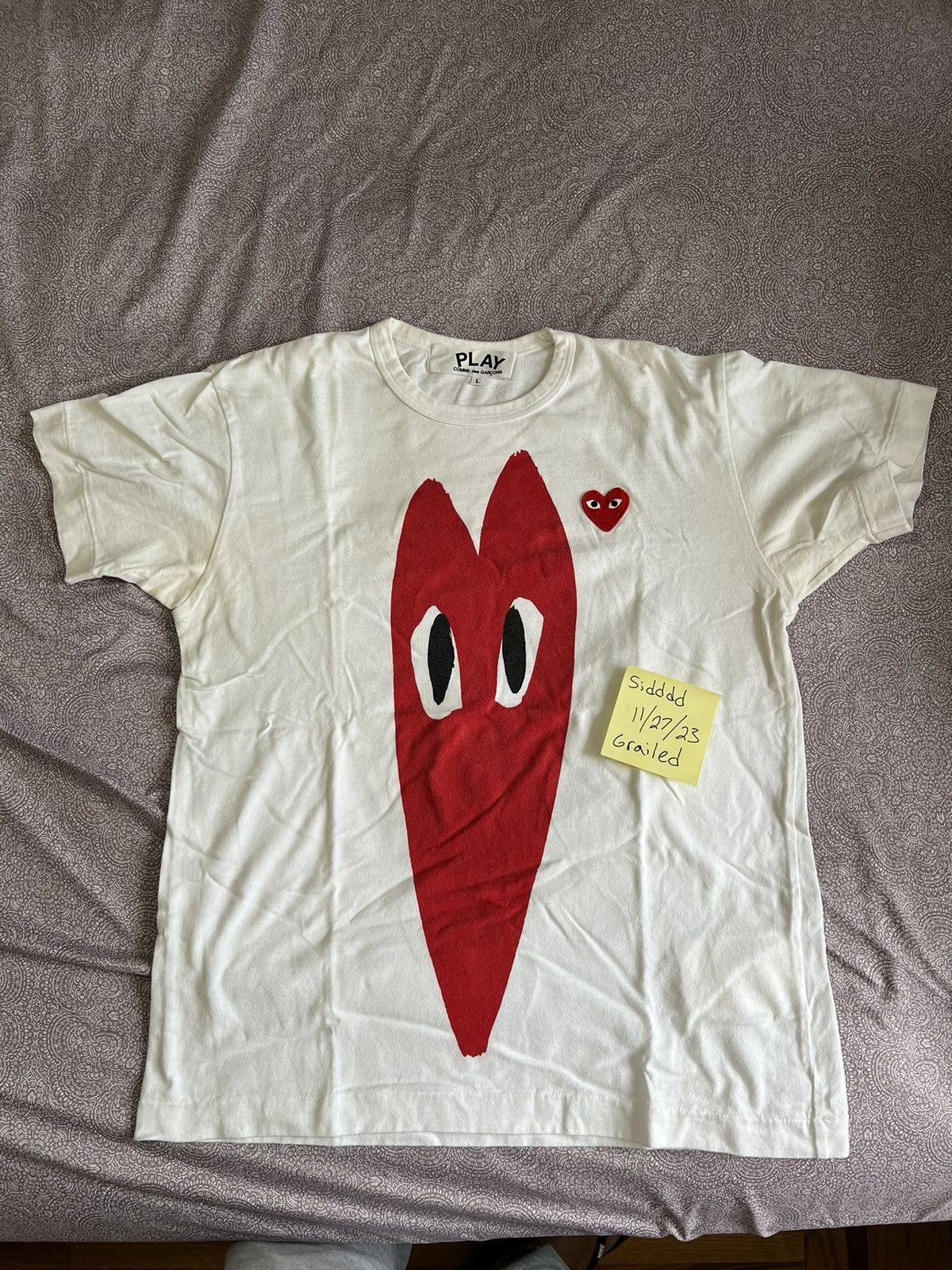 Comme Des Garcons Play Comme des Garcons Japanese Brand CDG T Shirt Grailed