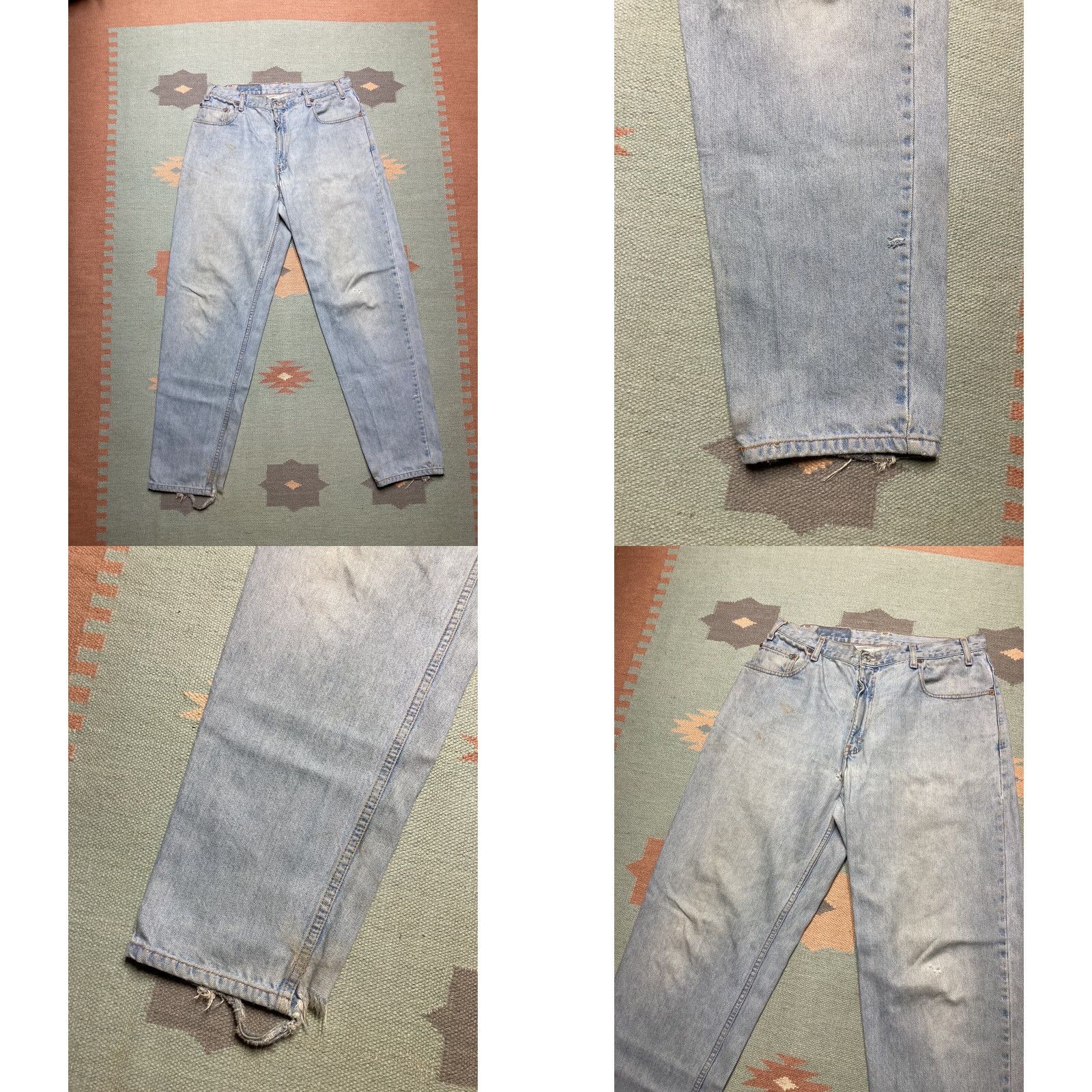 Levi's VINTAGE Levi’s Jeans 560 34x34 Tapered Loose Baggy 90s y2k skater faded grunge Mens Blue jeans Size US 34 / EU 50 - 8 Thumbnail