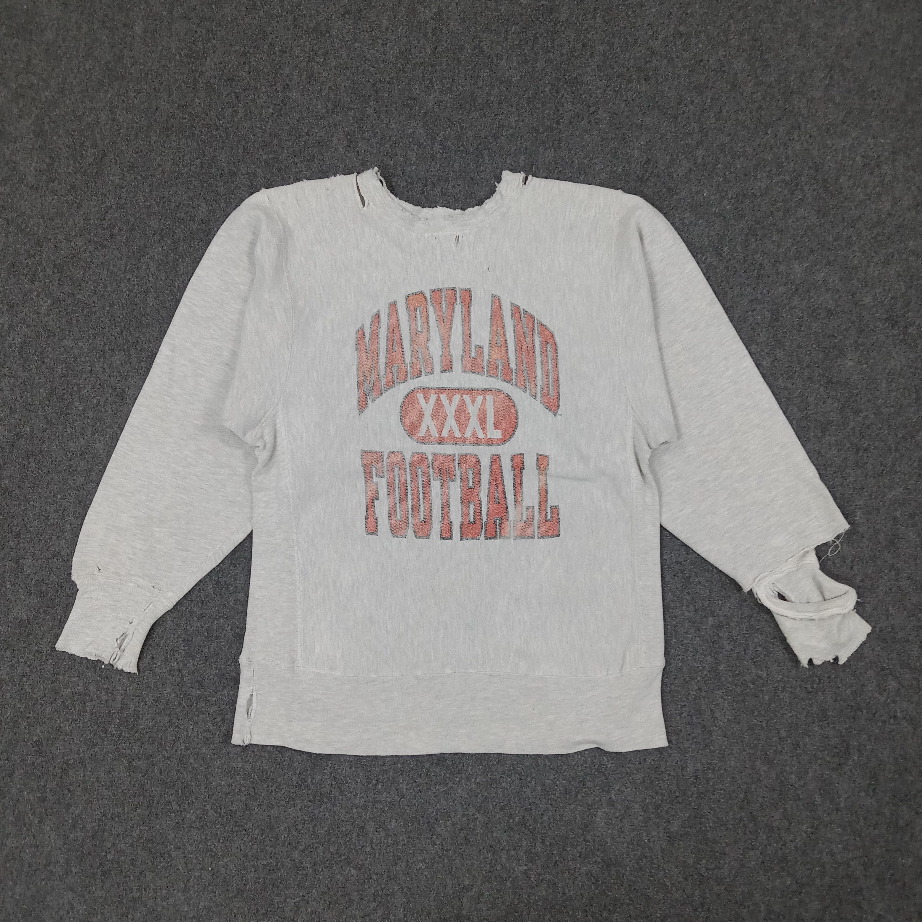 Champion × NFL × Vintage Champion Maryland XXXL Football Team Sweatshirt Size US S / EU 44-46 / 1 - 1 Thumbnail