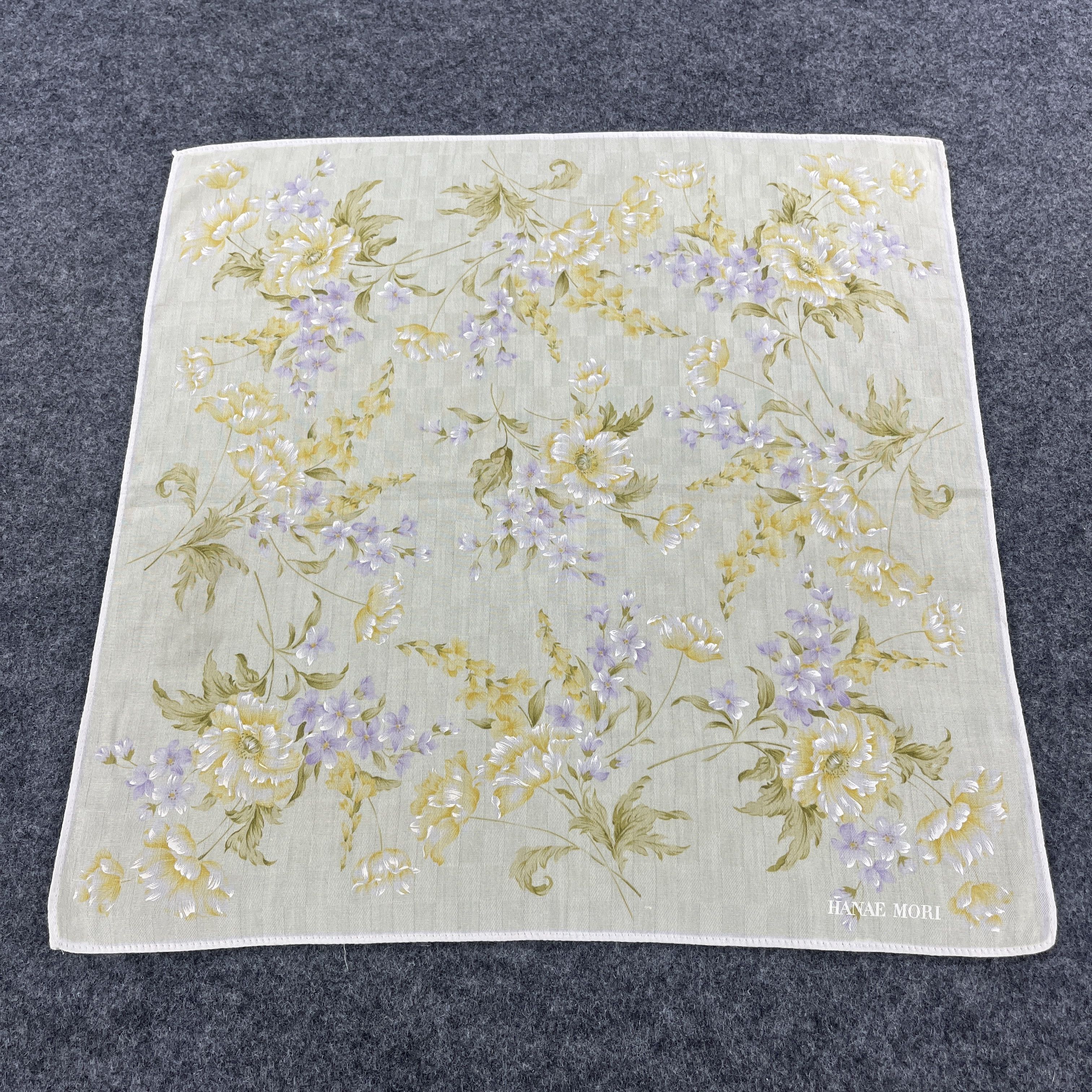 Japanese Brand Hanae Mori Bandana / Handkerchief / Neckerchief B040 Size ONE SIZE - 2 Thumbnail
