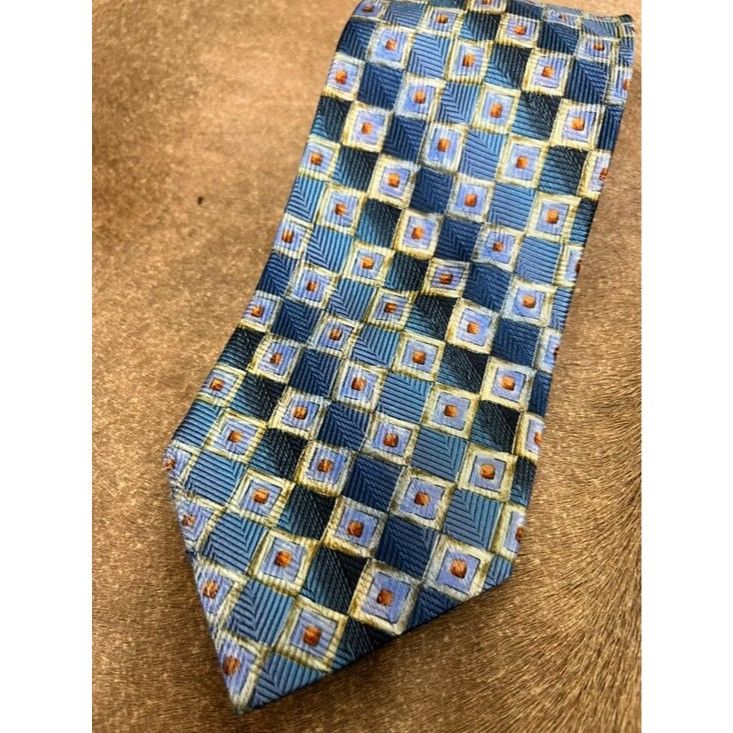 Ermenegildo Zegna Ermenegildo Zegna Gradient Silk Tie Diagonal Stripe Made in Size ONE SIZE - 2 Thumbnail