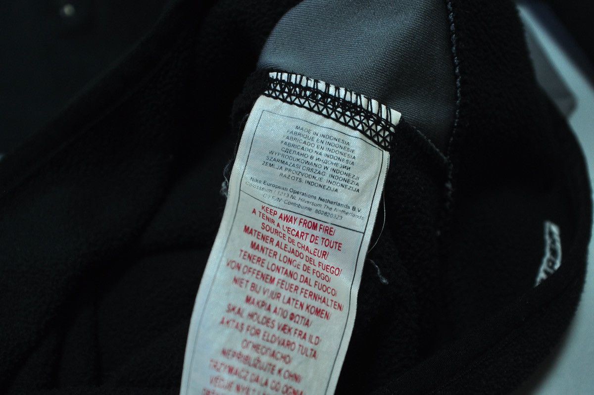 Nike × Vintage Nike Fleece Jacket Vintage black y2k zip sweatshirt Size US M / EU 48-50 / 2 - 8 Thumbnail