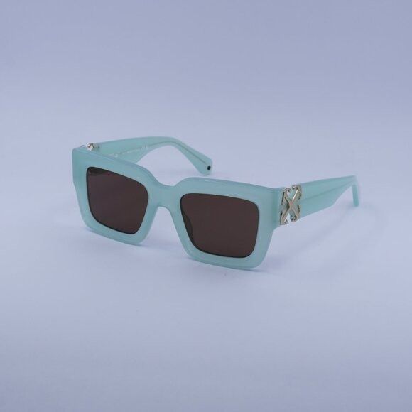Off-White Off-White OERI14D MYSTIC 5364 Sunglasses Sage Square Frame Size ONE SIZE - 5 Thumbnail