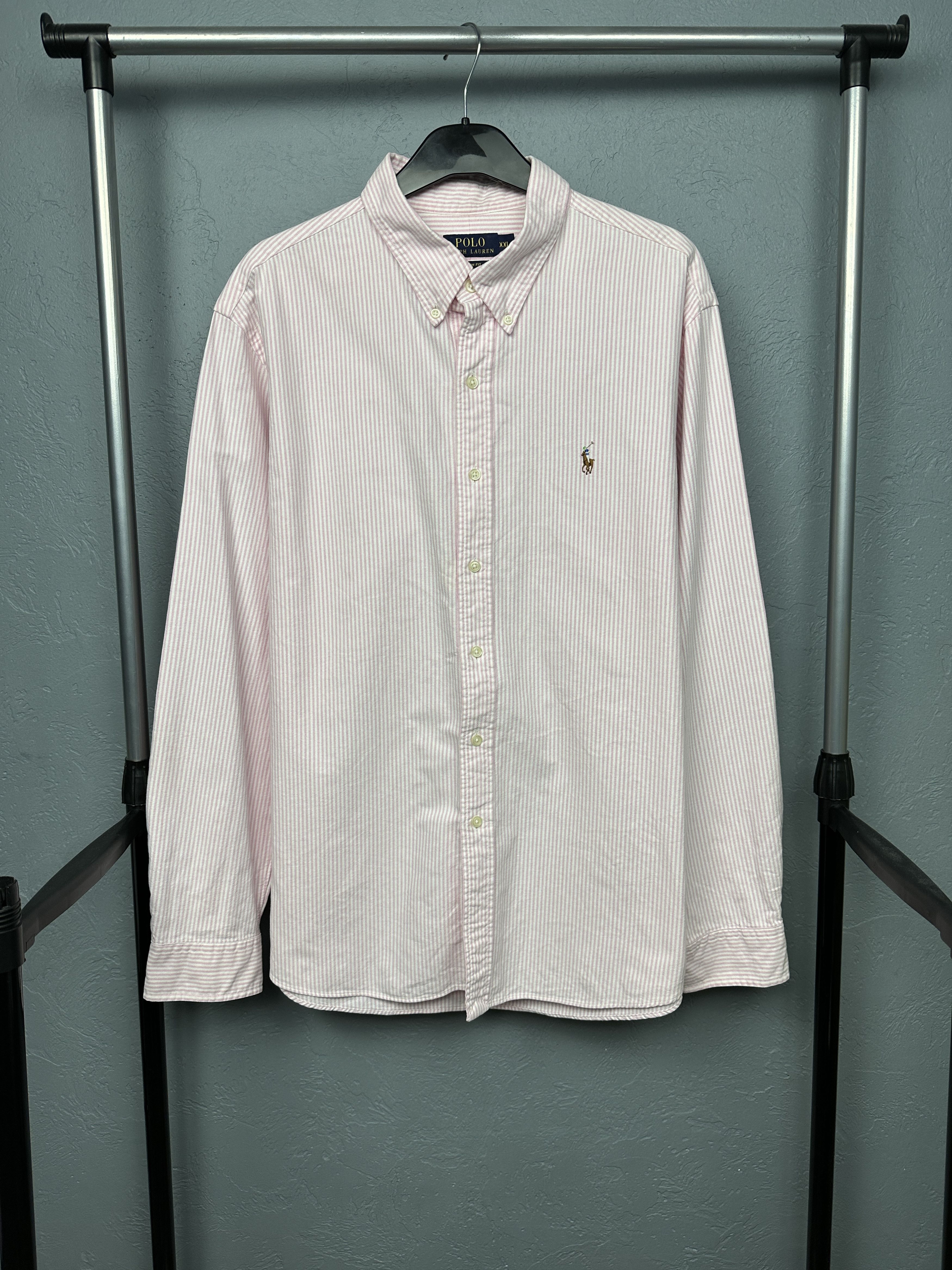 Ralph Lauren Polo Ralph Lauren Mens Long Sleeve Striped Shirt Size US XXL / EU 58 / 5 - 1 Thumbnail