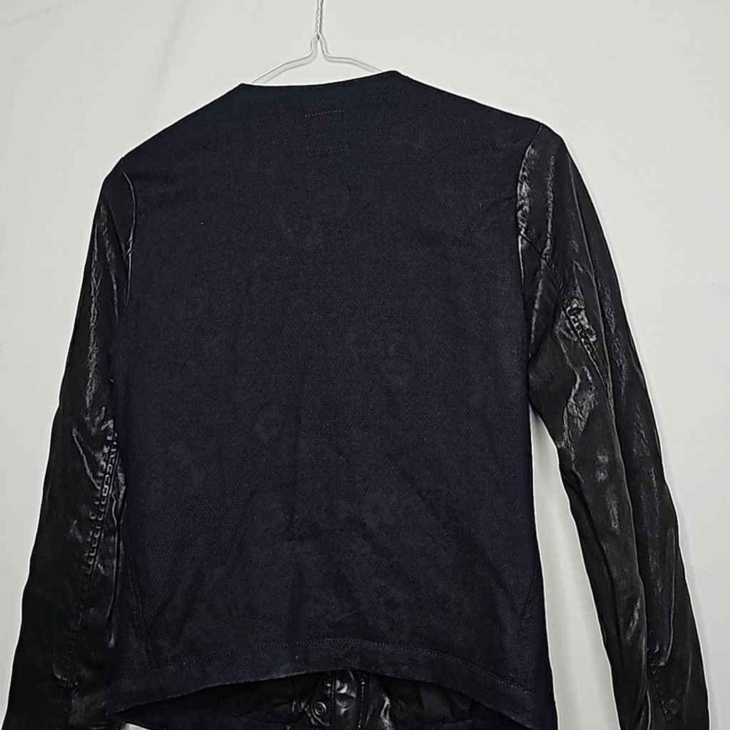 Joe's Joe's Jeans Tillie patent leather moto jacket sz Small Size S / US 4 / IT 40 - 9 Thumbnail