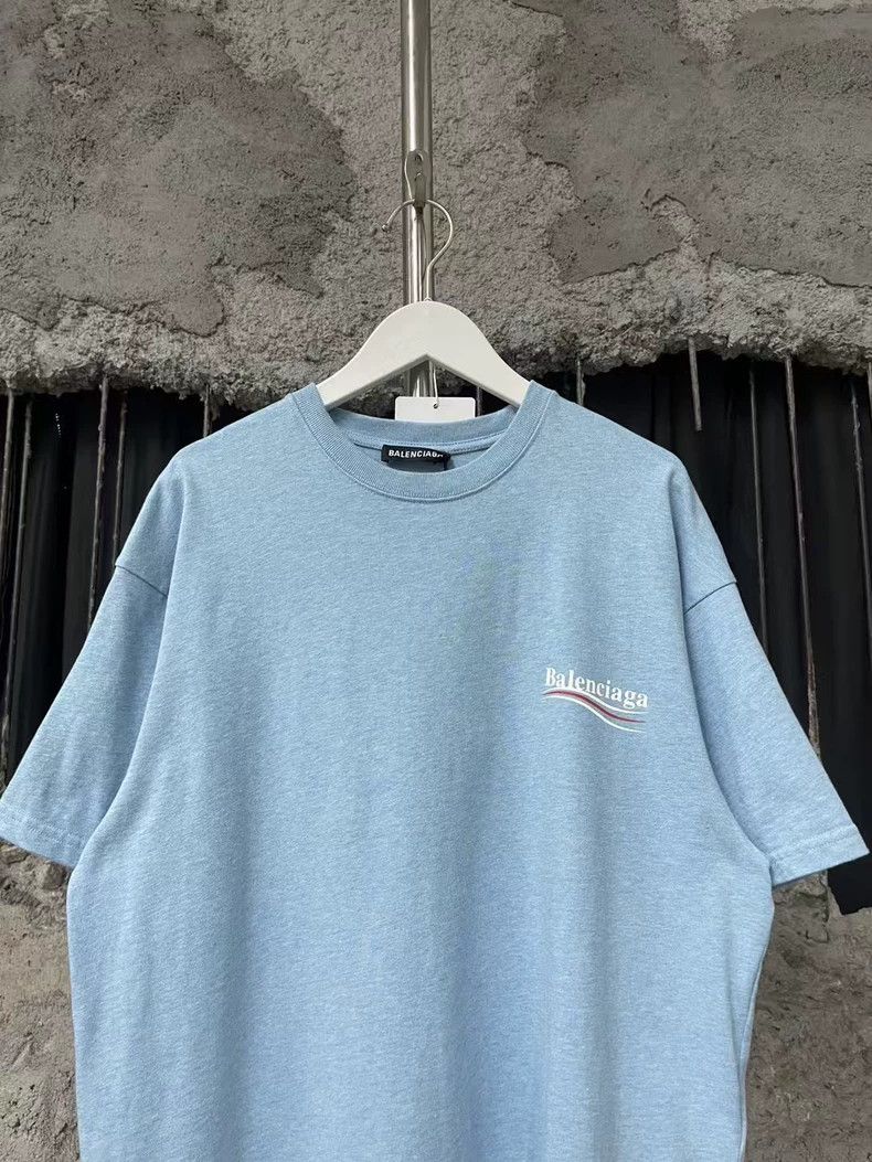Balenciaga Balenciaga Haze Blue Coke Short Sleeves 2505-Nextarrow Size US XS / EU 42 / 0 - 4 Thumbnail