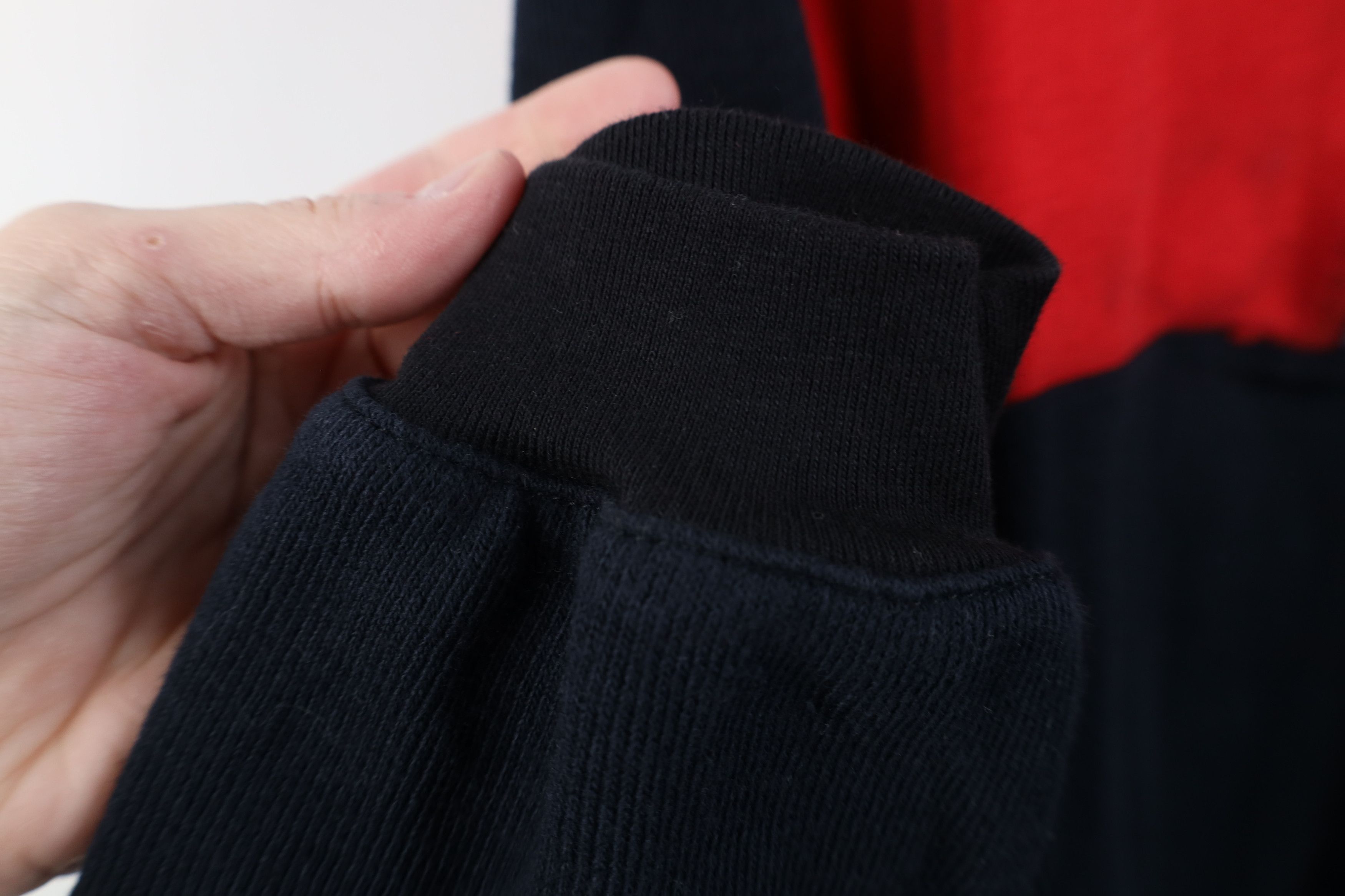 Marlboro Vintage 90s Marlboro Block Boxy Fit Knit Hal Zip Sweater Size L / US 10 / IT 46 - 9 Thumbnail