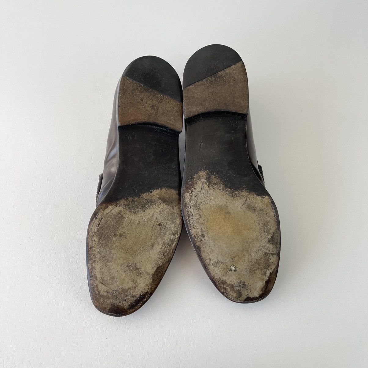 Prada Prada Penny Loafers Leather Shoes Burgundy 1 2D 0915 Size US 6.5 / EU 39-40 - 8 Thumbnail