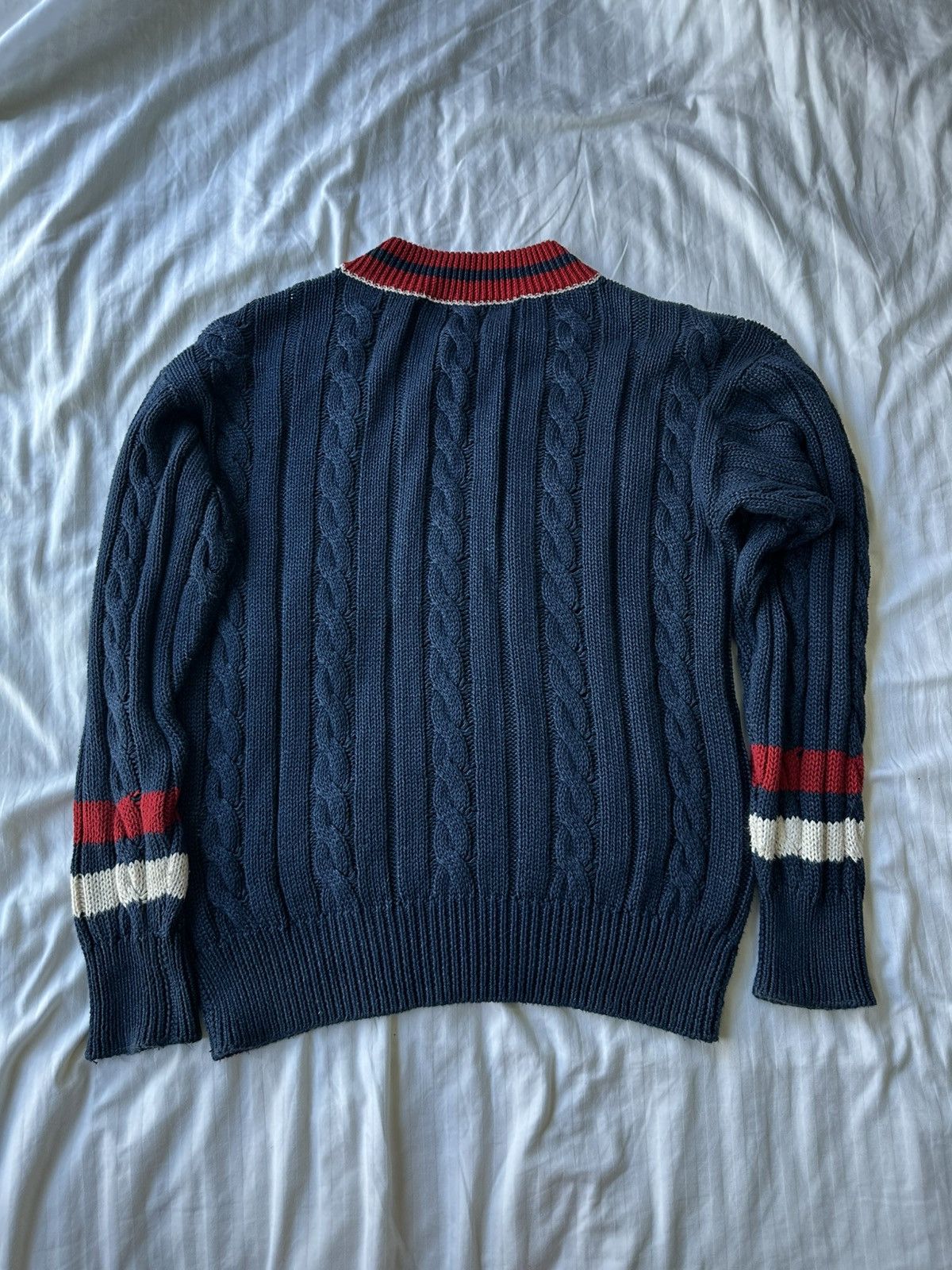 45rpm Natural Indigo Varsity Sweater Size 4 Size US L / EU 52-54 / 3 - 6 Thumbnail
