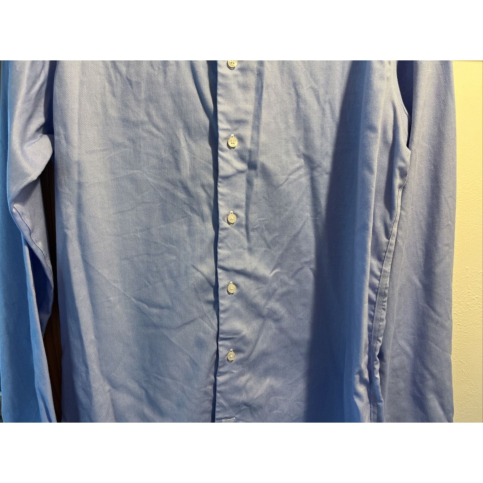 Other Michaelis Rotterdam VTG Men’s 16 41 Blue Button Cotton Shirt Size US L / EU 52-54 / 3 - 9 Thumbnail