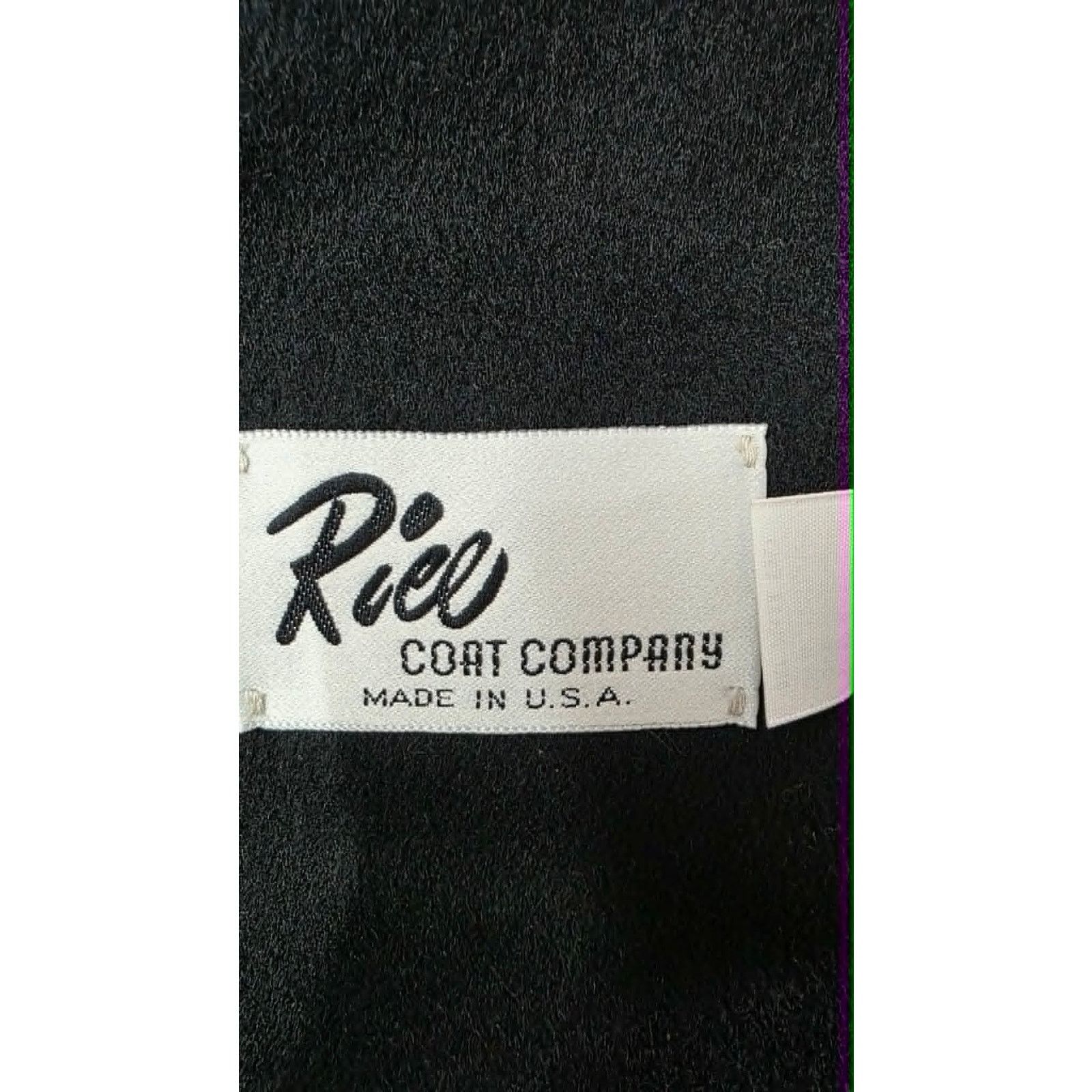 Other Riel Coat Company Black Wool Cashmere Blend Long Coat Size M / US 6-8 / IT 42-44 - 6 Thumbnail