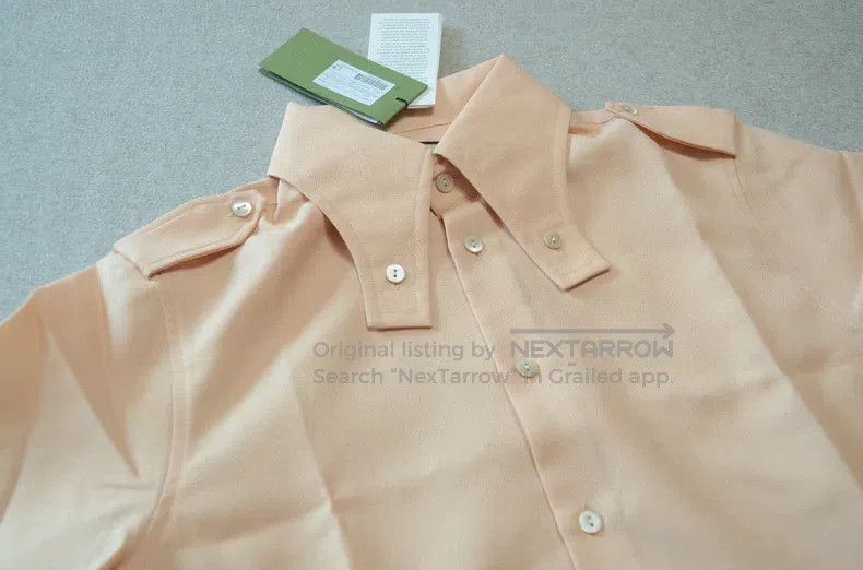 Gucci Gucci Size15+ Vintage silk shirt Size ONE SIZE - 4 Thumbnail