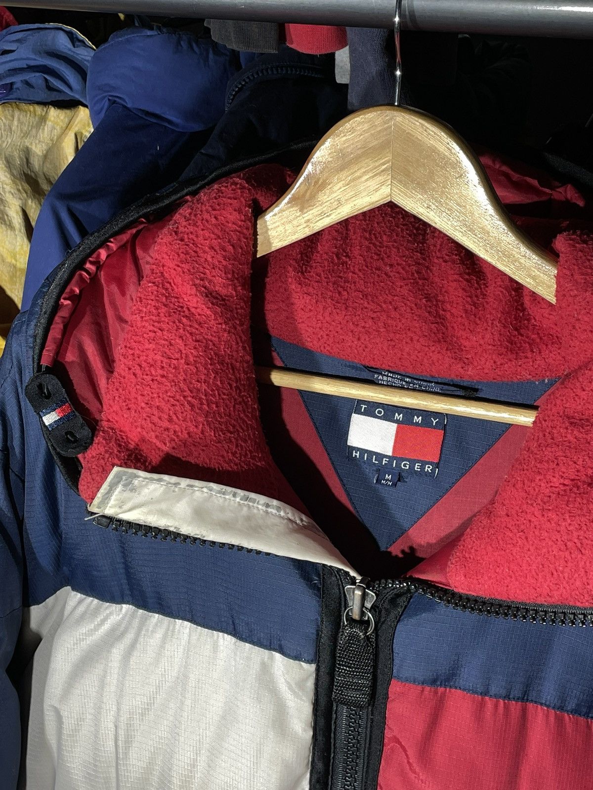 Tommy Hilfiger × Vintage Puffer Tommy Hilfiger Big Logo Flag Vintage 90’s Collection Size US L / EU 52-54 / 3 - 20 Thumbnail