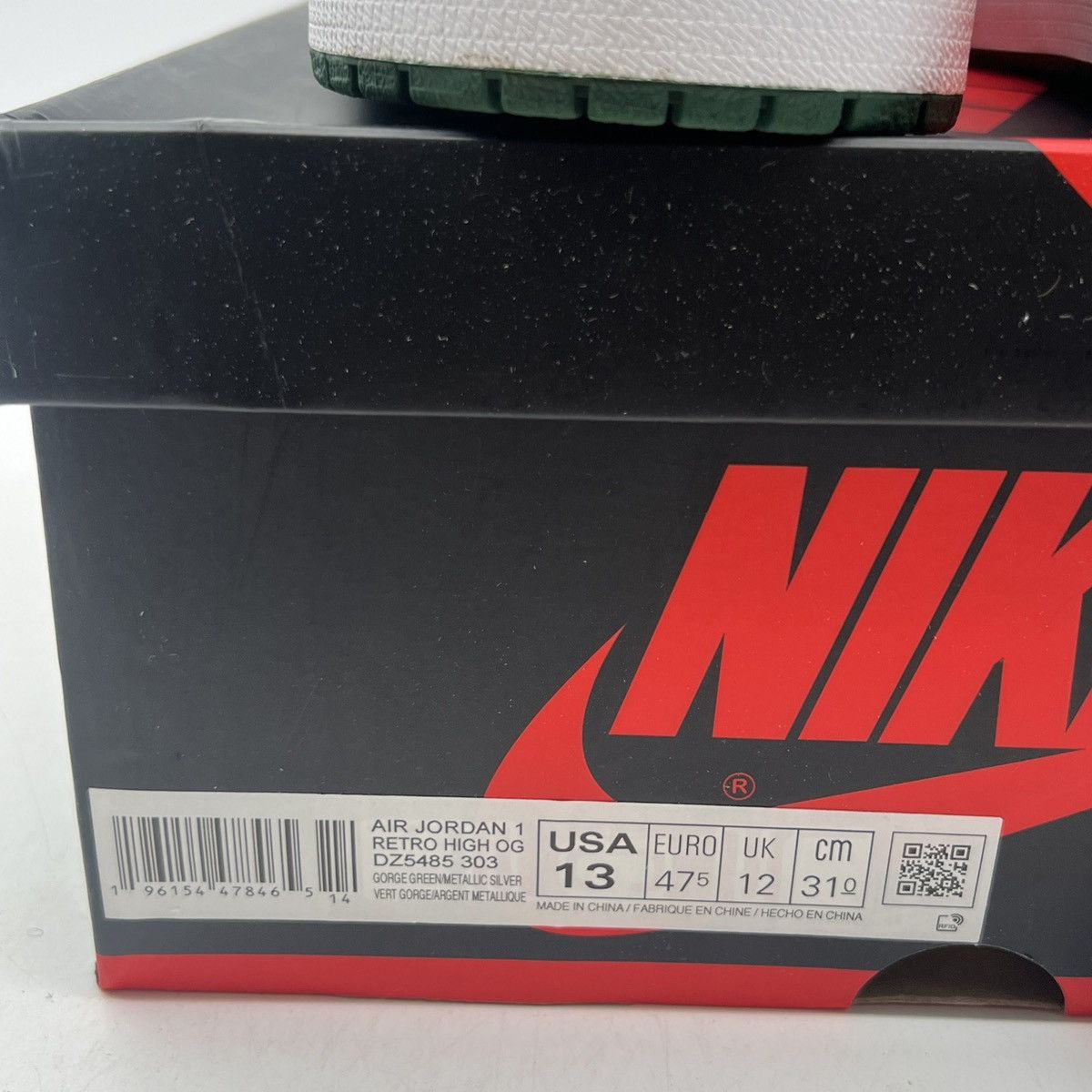Nike Air Jordan 1 high gorge green Size US 13 / EU 46 - 6 Thumbnail