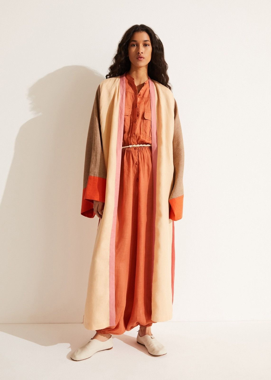 Loro Piana o1srvl11e0824 Leena Jumpsuit in Orange Size 28" / US 6 / IT 42 - 5 Thumbnail