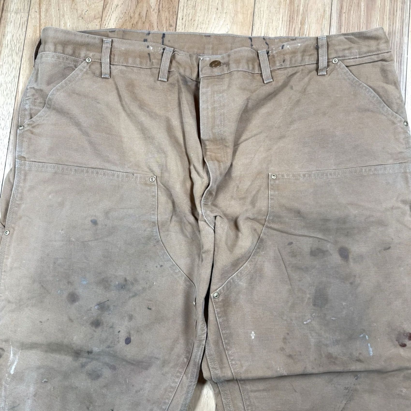 Carhartt VINTAGE Carhartt Work Pants Mens 44x29 Brown Carpenter USA Made Size US 44 / EU 60 - 4 Thumbnail