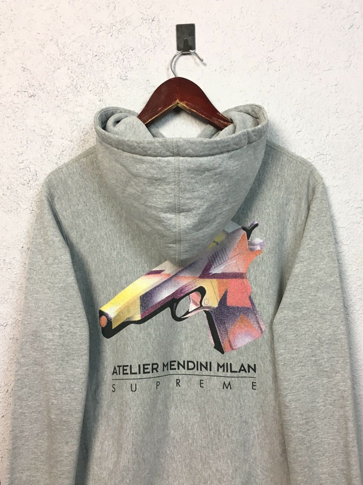 Supreme vintage hoodie SUPREME Mendini Gun Hooded Sweatshirt y2k Size US M / EU 48-50 / 2 - 2 Thumbnail