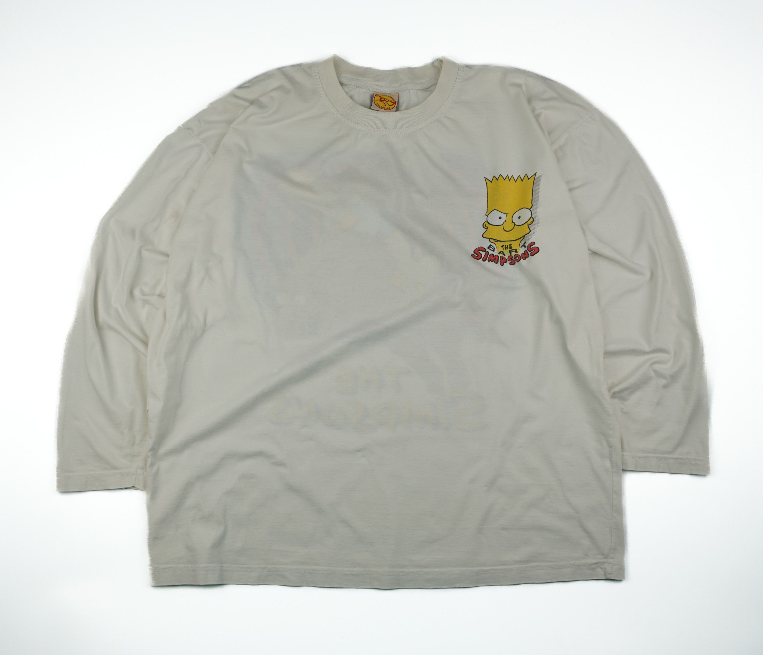 Cartoon Network × The Simpsons × Vintage Vintage 1990s Bart Simpson Riding A Horse T-Shirt Size US XXL / EU 58 / 5 - 4 Thumbnail