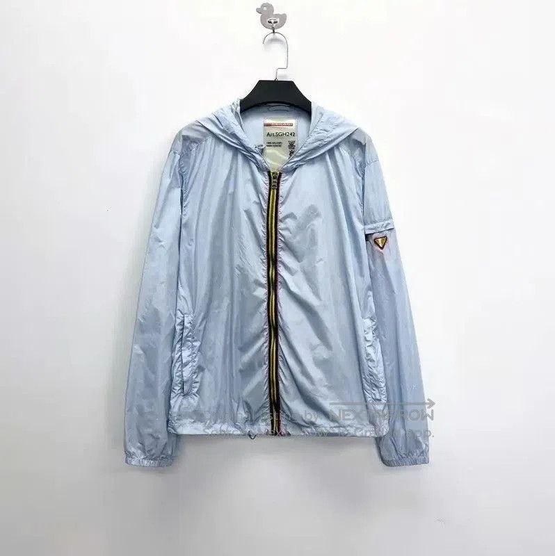 Prada Prada Spring Autumn Light Blue Nylon Jacket. Size US XXL / EU 58 / 5 - 1 Thumbnail