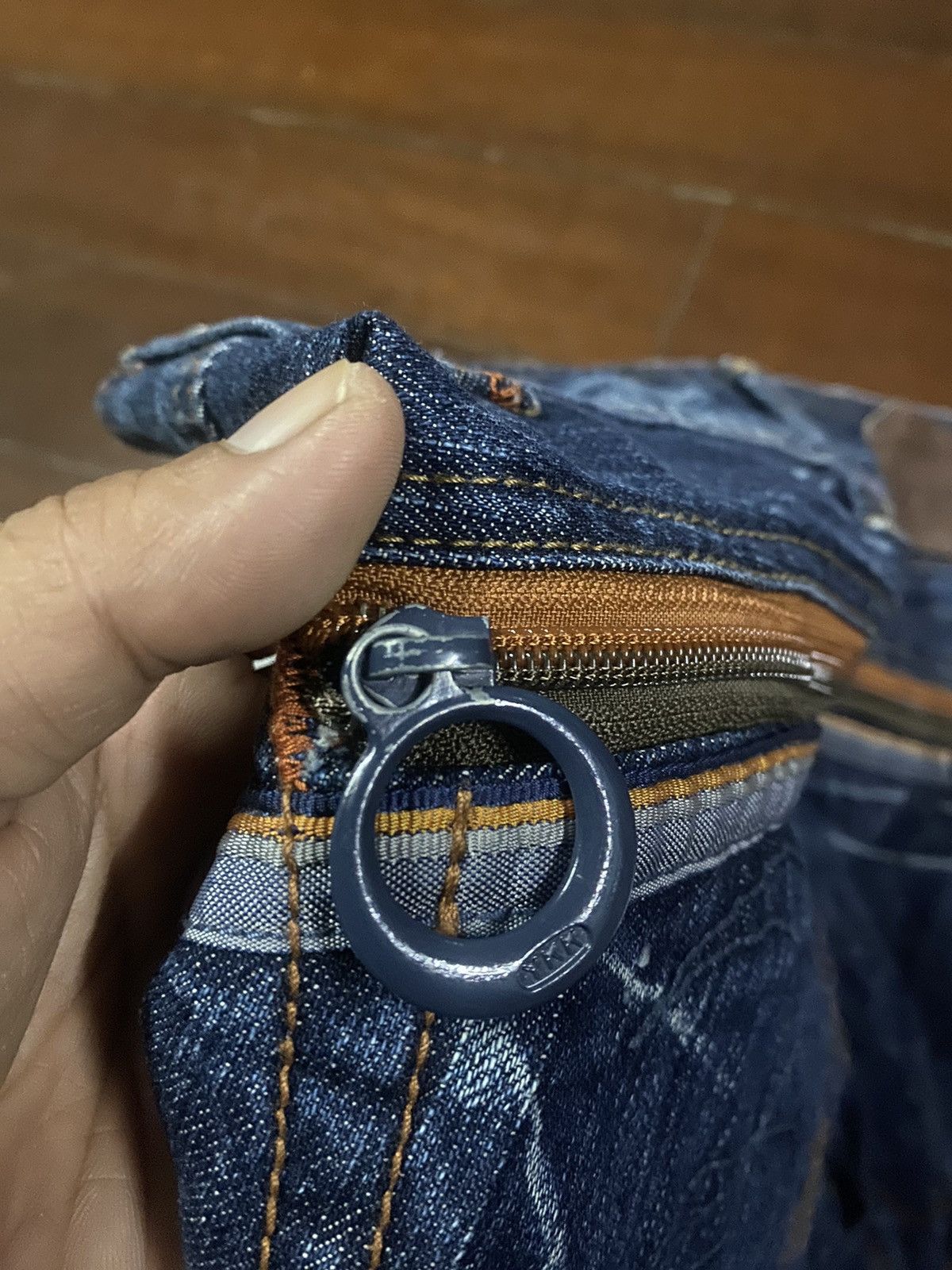 5351 POUR LES HOMMES × If Six Was Nine × Le Grande Bleu (L.G.B.) Flare Jeans ET MADE IN NIPPON Denim Jean Boot Cut wide leg Size US 33 - 15 Thumbnail