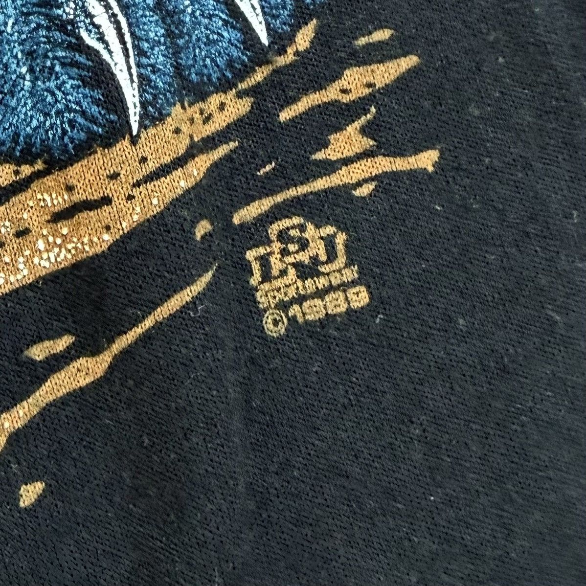 Jerzees Vintage 1989 Black Panther T-Shirt Size Small Jerzees 80s Size US S / EU 44-46 / 1 - 4 Thumbnail