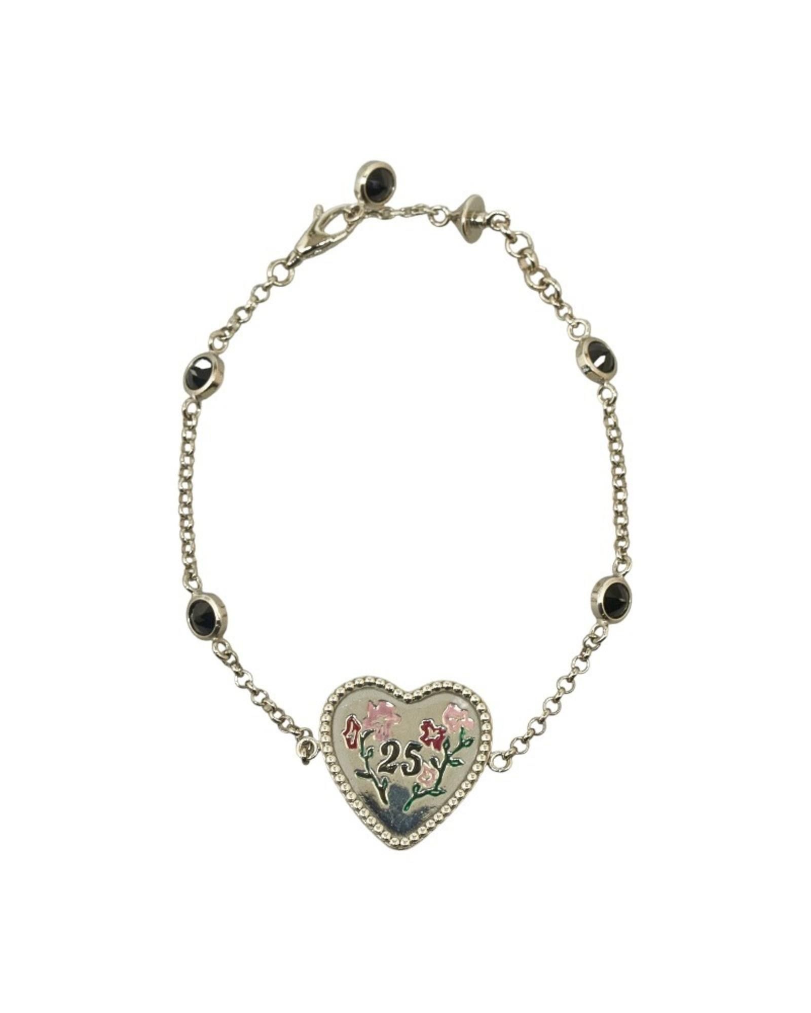image of Gucci Elegant Silver Charm Bracelet, Women's