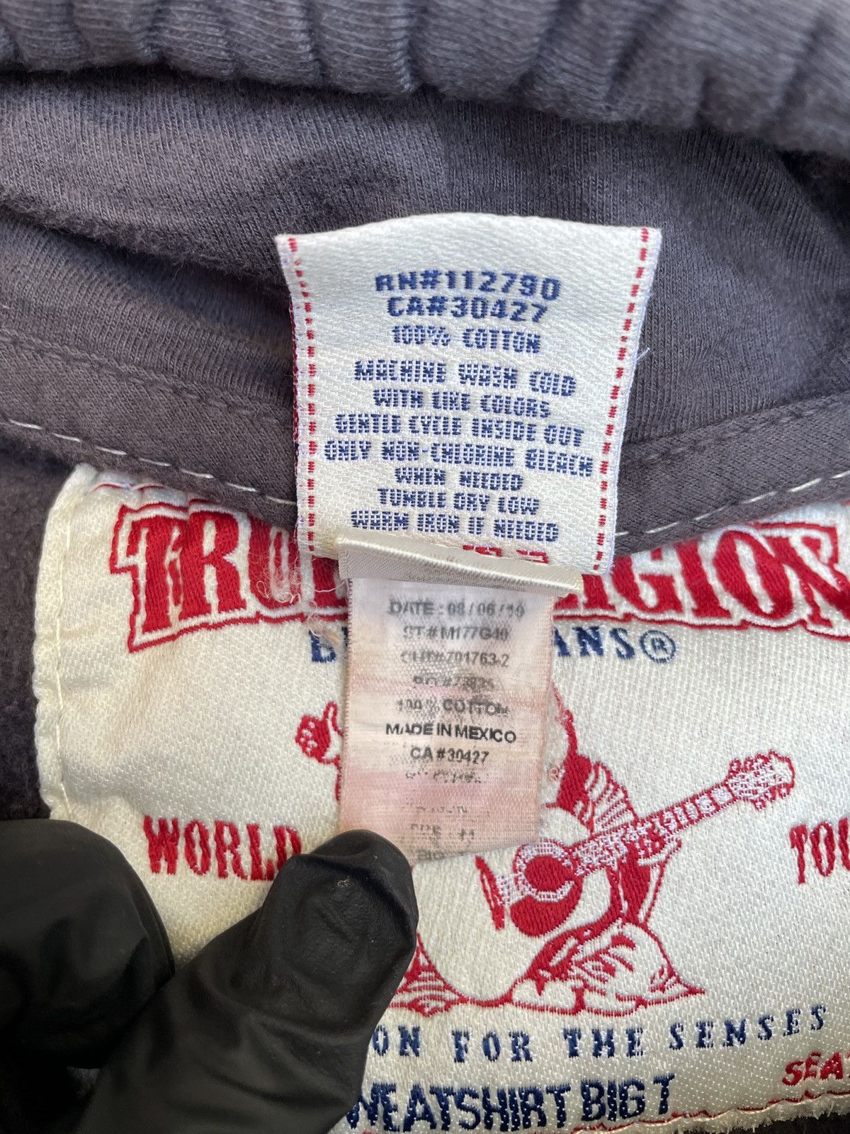 True Religion Vintage True Religion natural sun faded hoodie Size US M / EU 48-50 / 2 - 12 Thumbnail