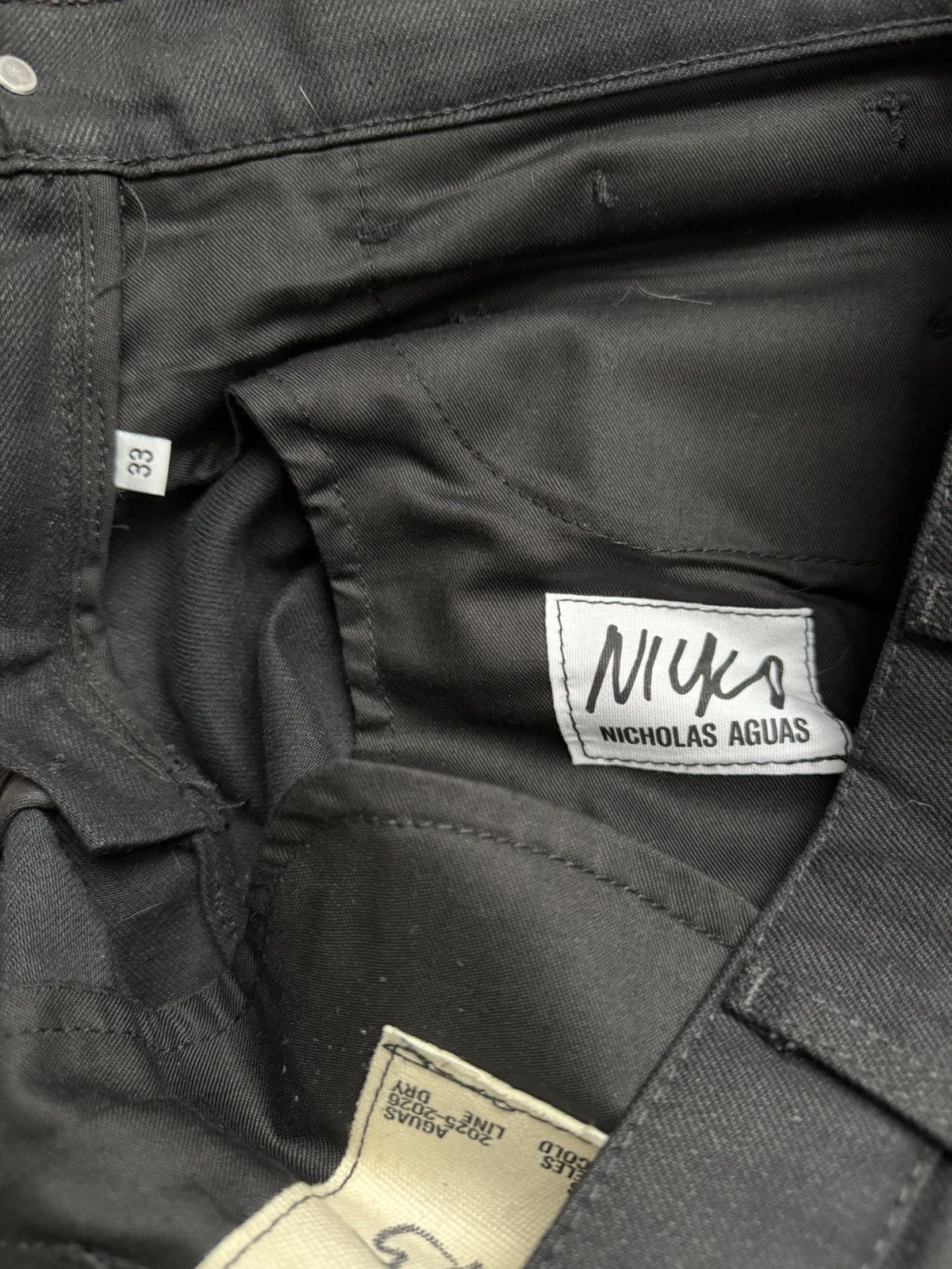 Somar Nicholasaguas Jovo Black Jeans Size US 33 - 5 Thumbnail