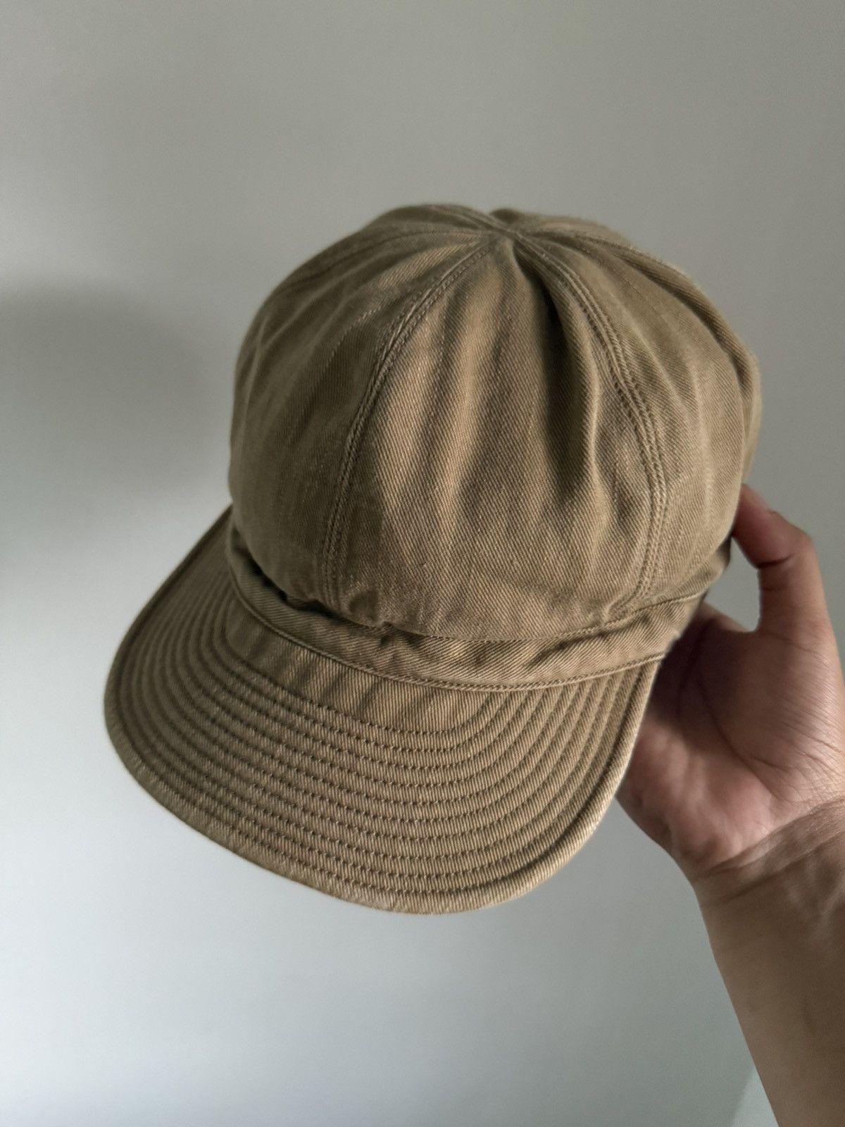 RRL Ralph Lauren 90s Vintage Double Ralph Lauren herringbone work cap Size ONE SIZE - 1 Thumbnail